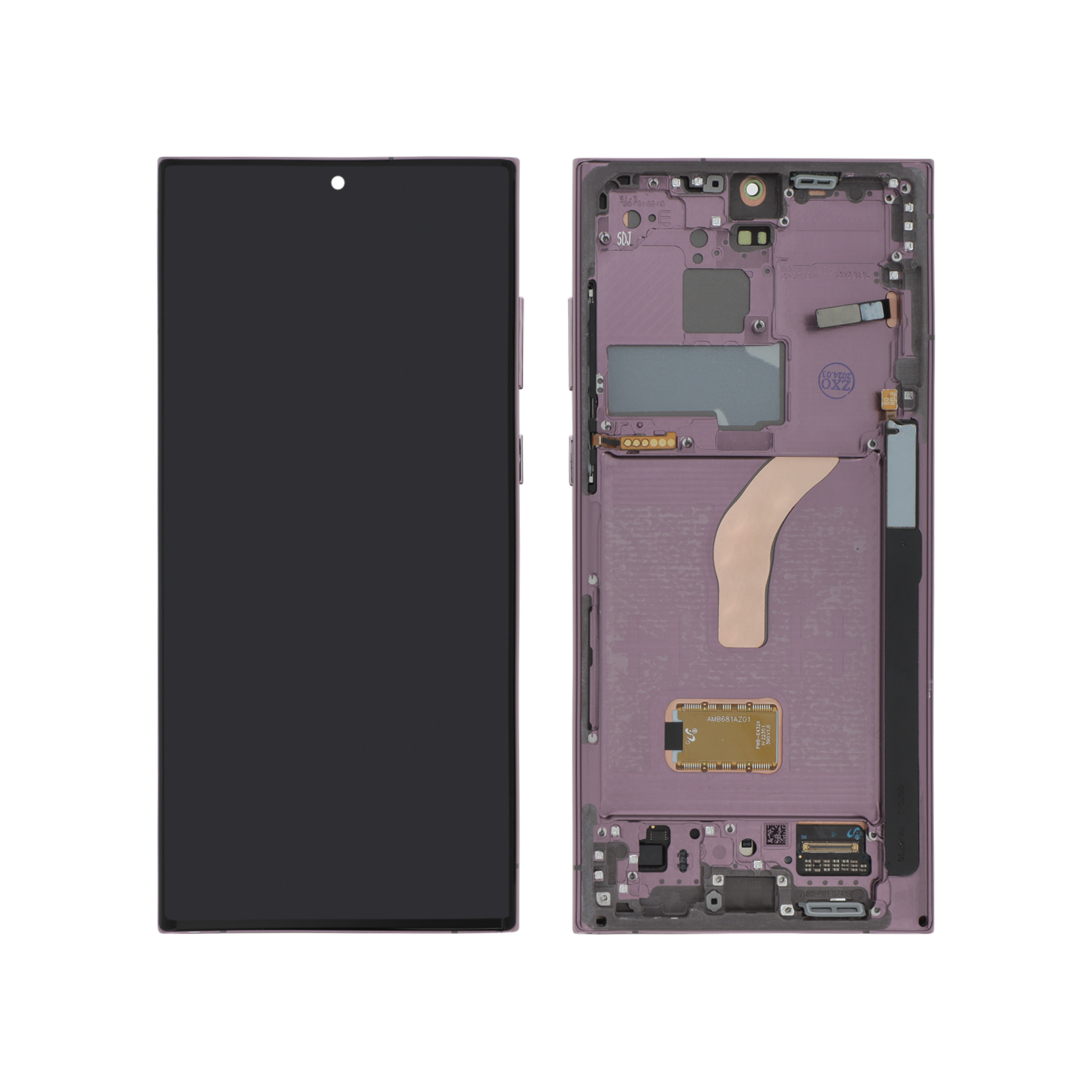 Display complet cu ramă Reconditionat Samsung Galaxy S22 Ultra
