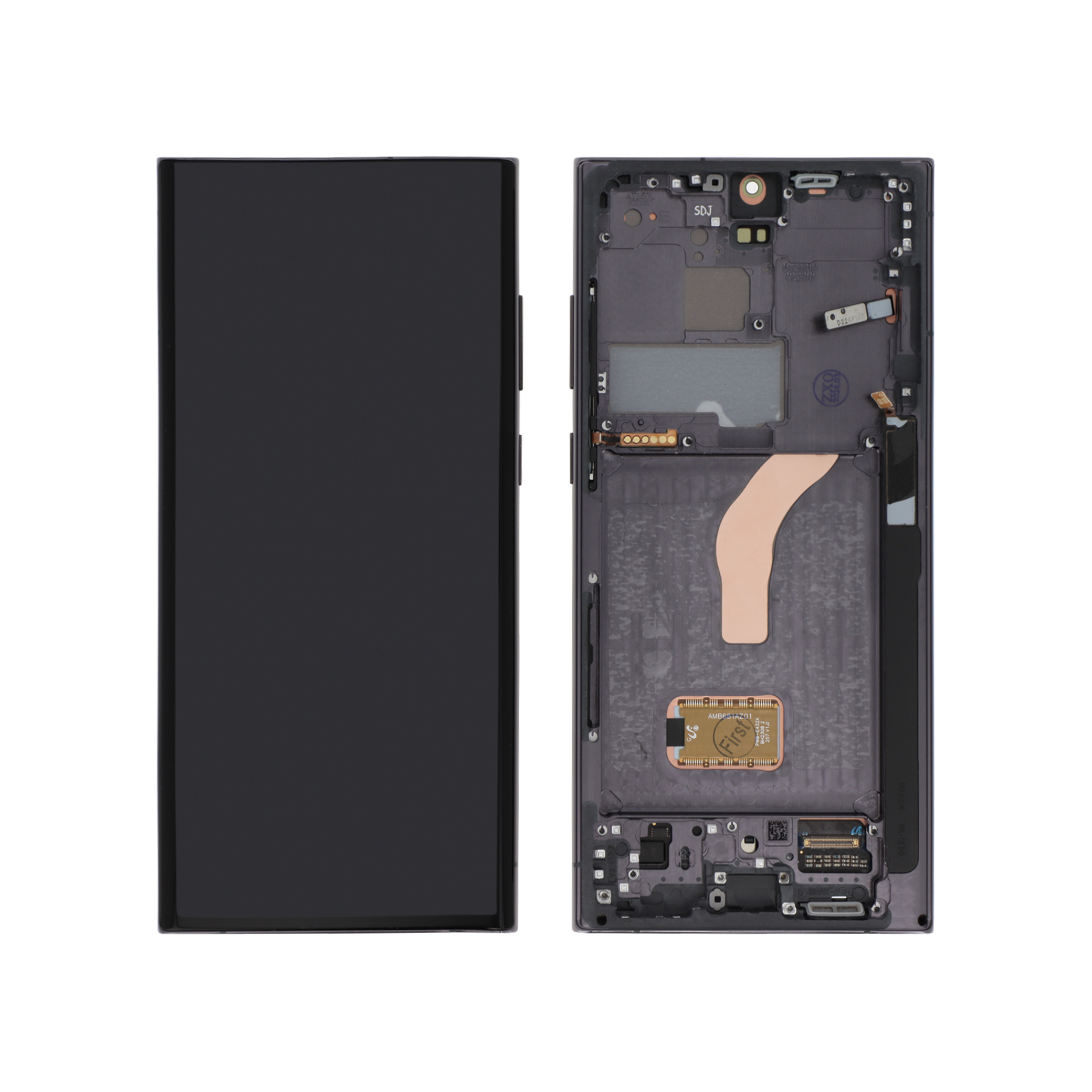 Display complet cu ramă Samsung Galaxy S22 Ultra Black Reconditionat