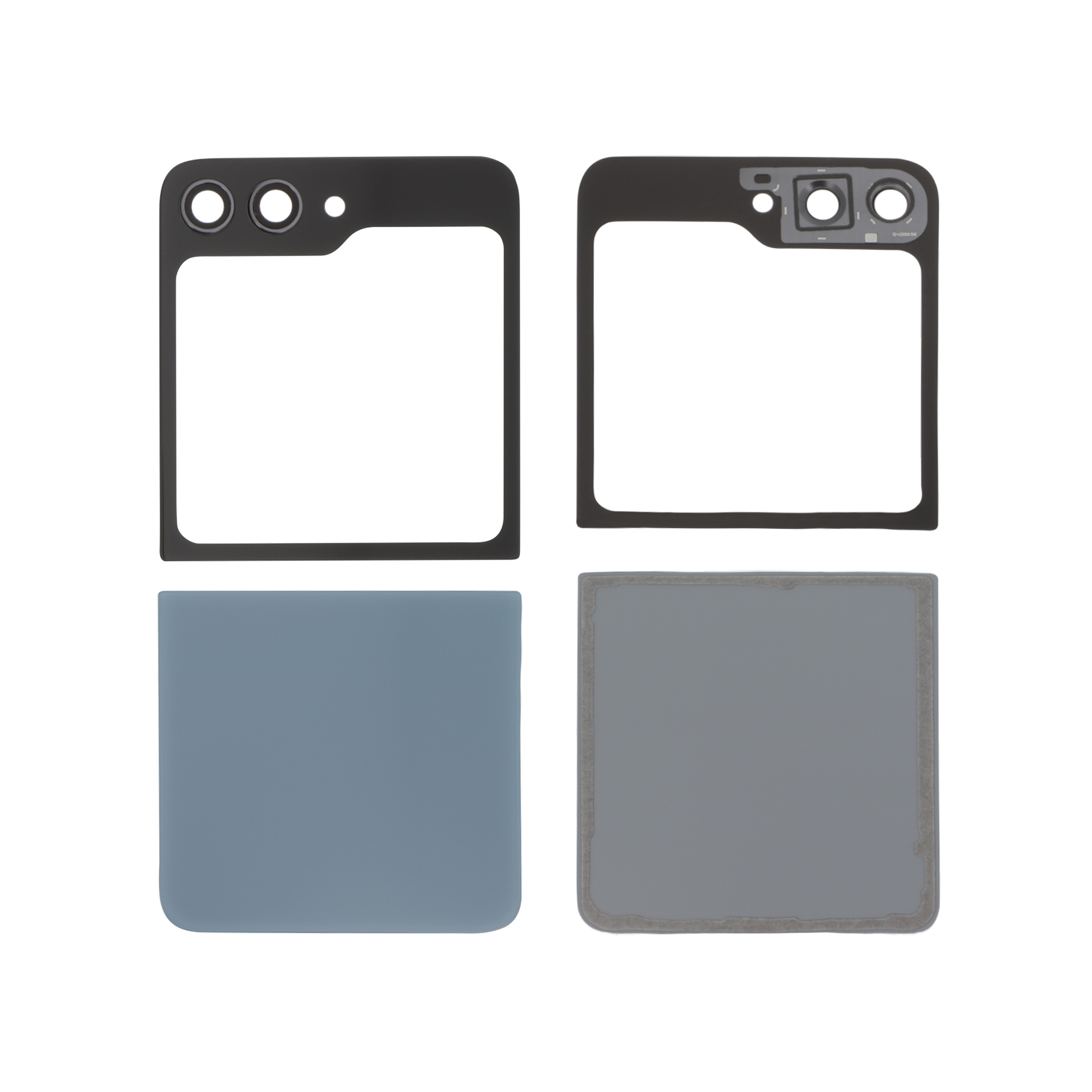Carcasă completă Blue Samsung Galaxy Z Flip5 F731B fara logo Compatible