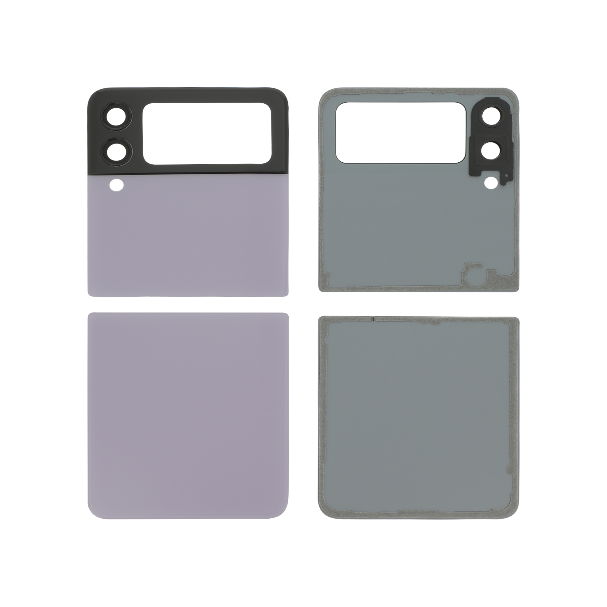 Carcasă completă Lavender Samsung Galaxy Z Flip3 5G (F711B), fara logo, compatibil