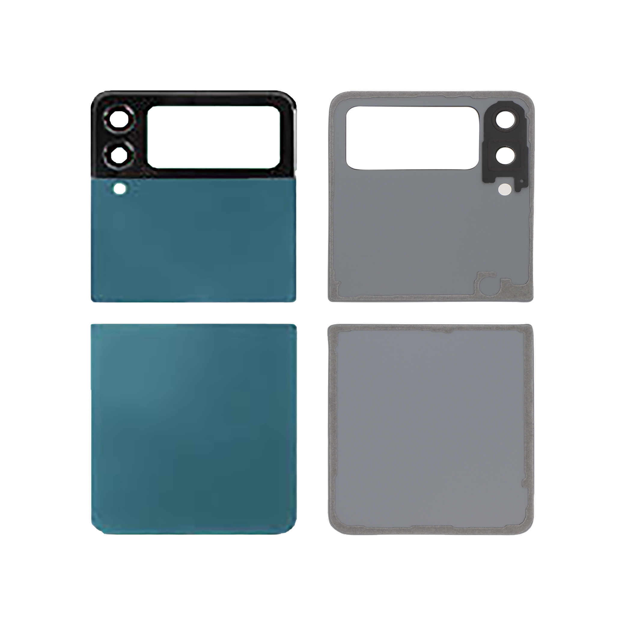 Carcasă completă Green Samsung Galaxy Z Flip3 5G (F711B) fara logo