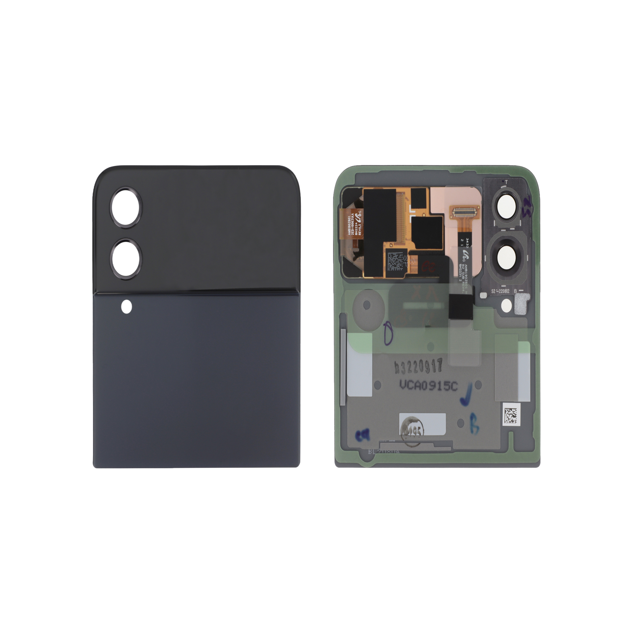 Capac spate Upper Night Blue Samsung Galaxy Z Flip4 (F721B) Service Pack