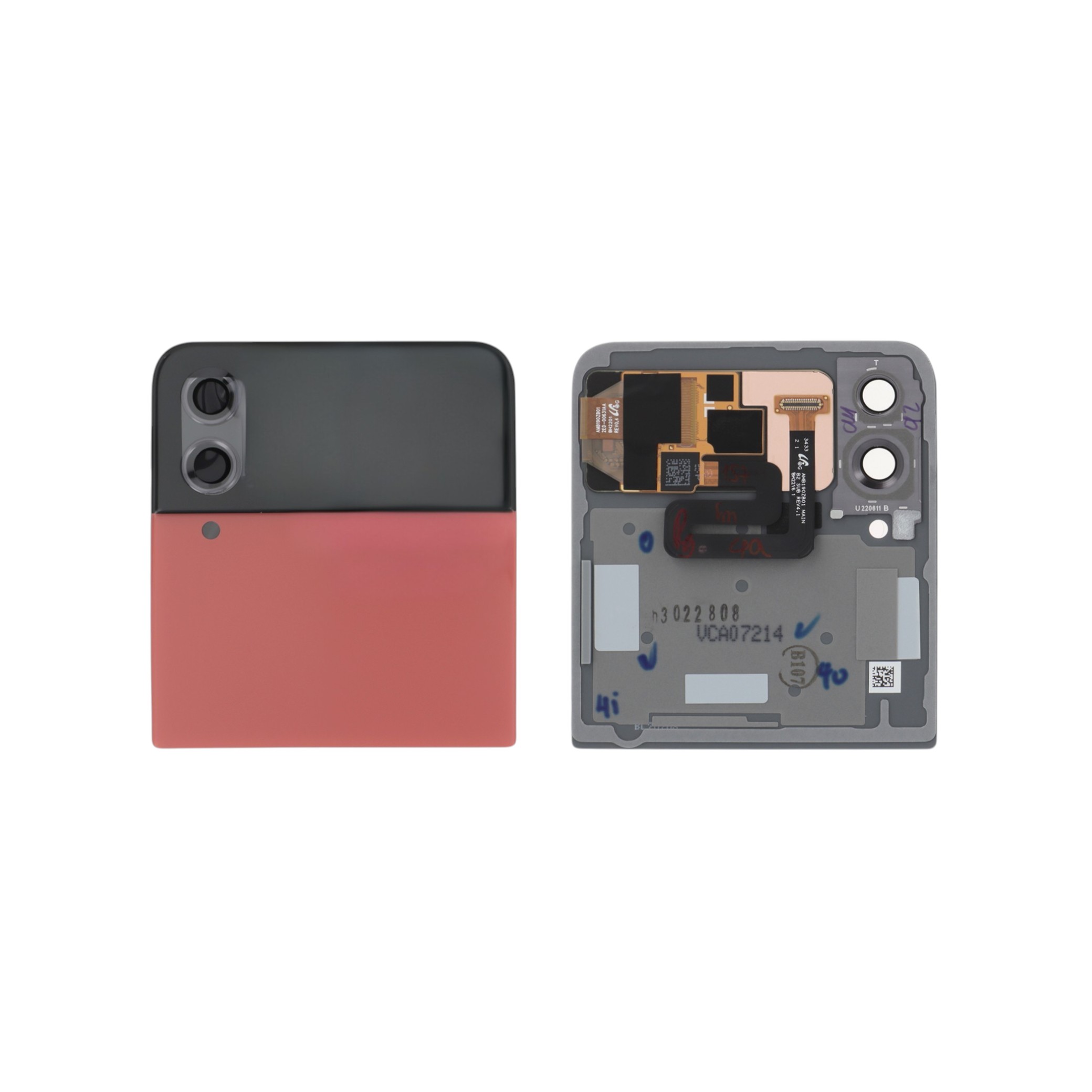 Capac spate Upper Samsung Galaxy Z Flip4 (F721B) Red Service Pack