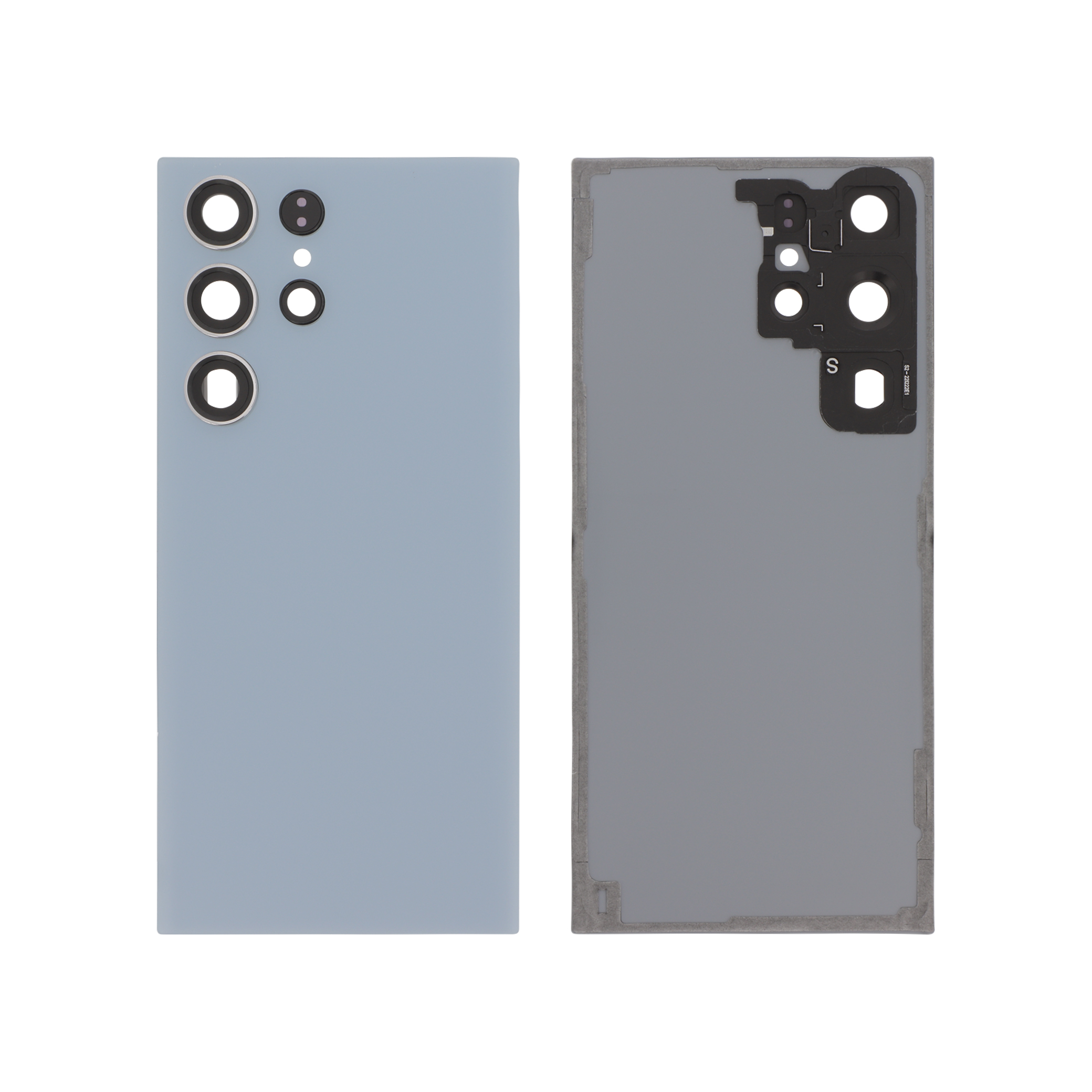 Capac spate Sky Blue Samsung Galaxy S23 Ultra (S918B) fara logo