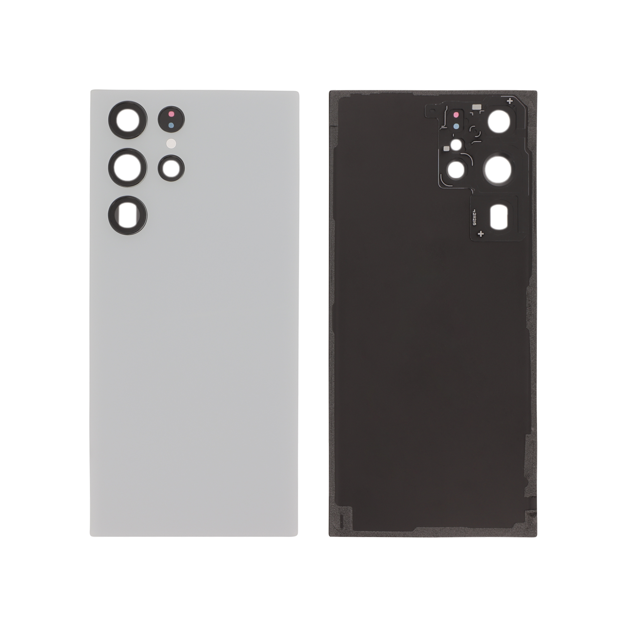 Capac spate White Samsung Galaxy S22 Ultra (S908B) fara logo