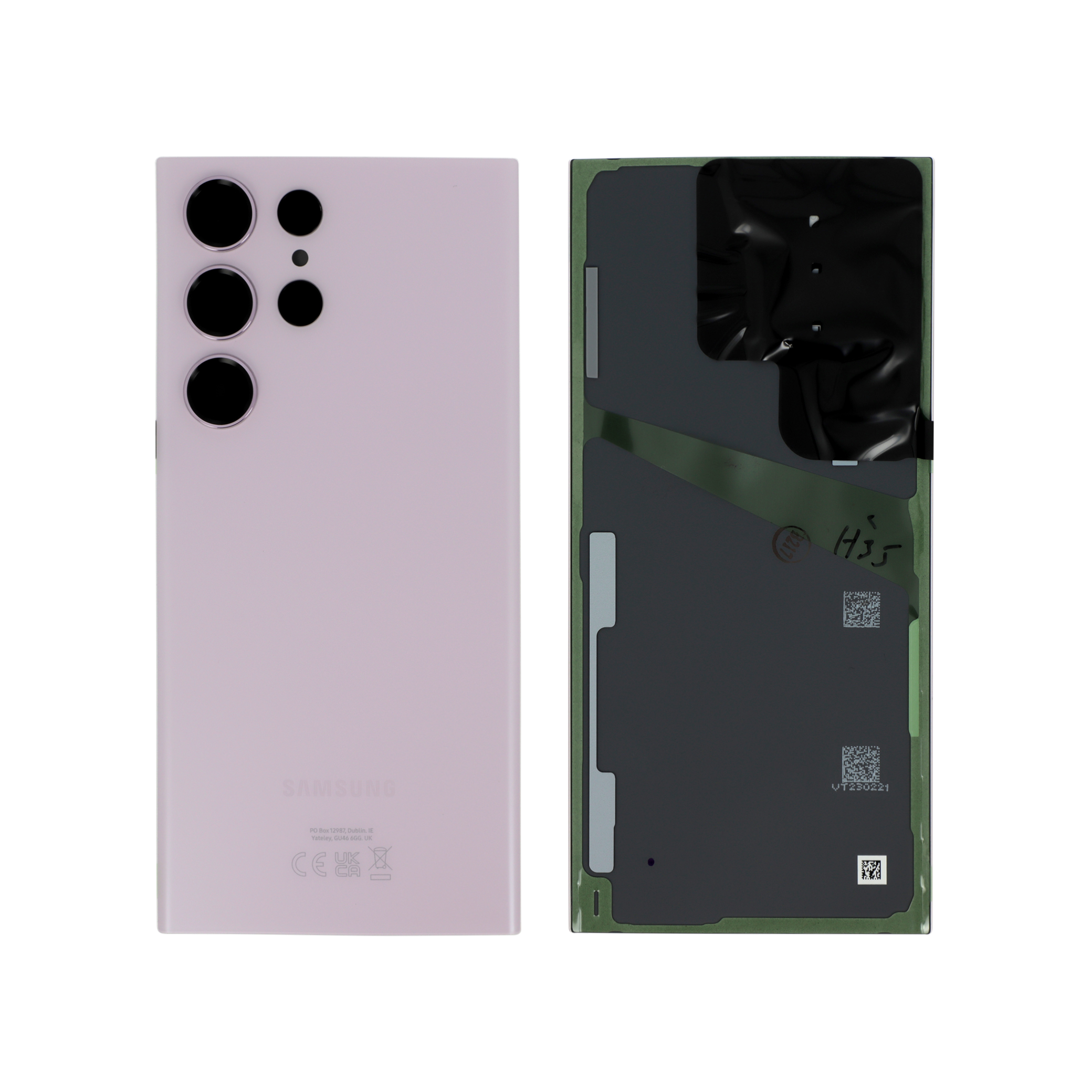 Capac spate Lavender Samsung Galaxy S23 Ultra (S918B) Service Pack