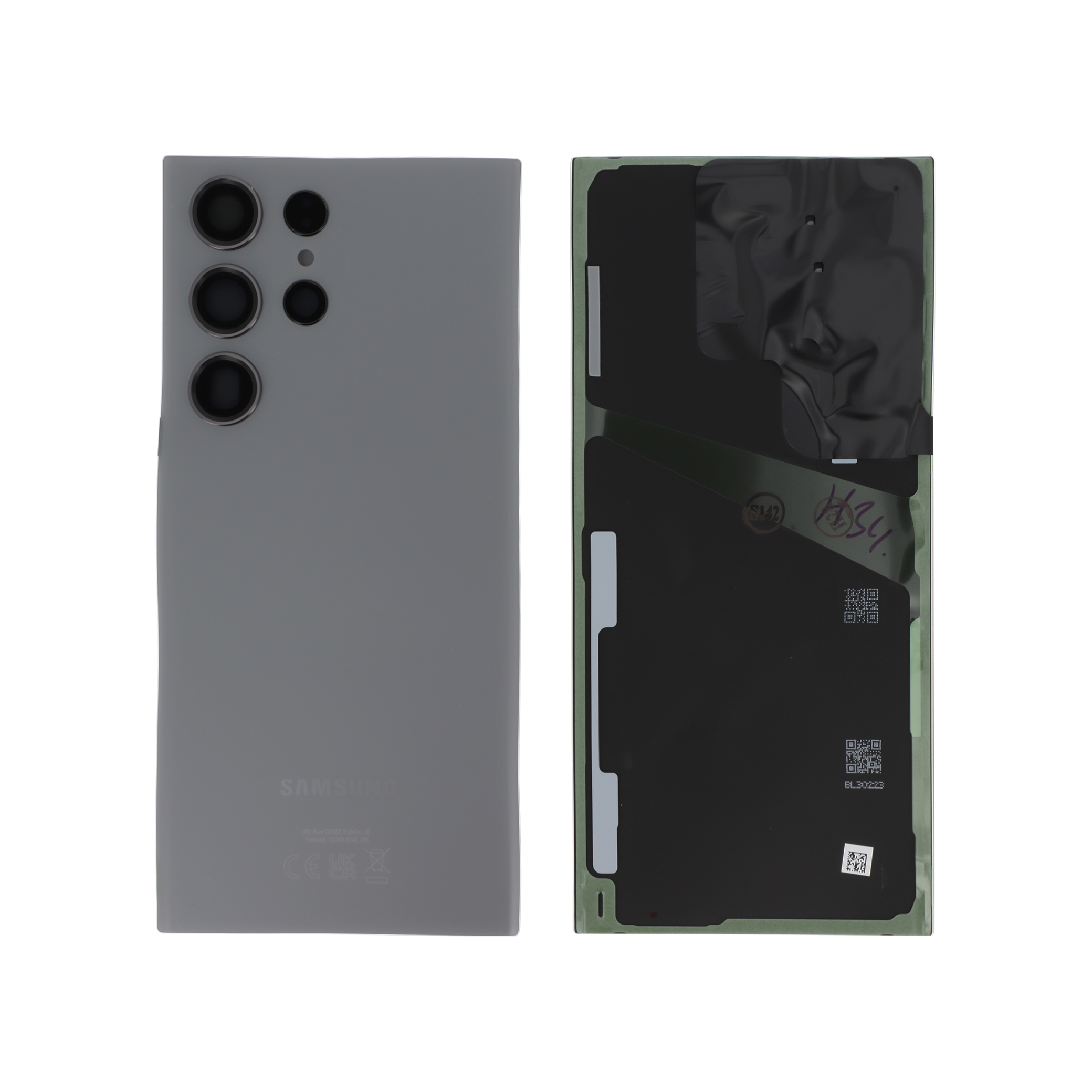 Capac spate Graphite Samsung Galaxy S23 Ultra (S918B) Service Pack