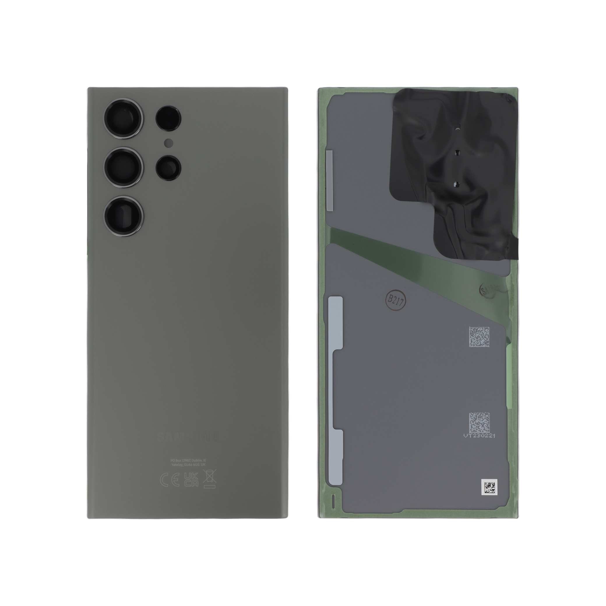 Capac spate Green Samsung Galaxy S23 Ultra (S918B) Service Pack