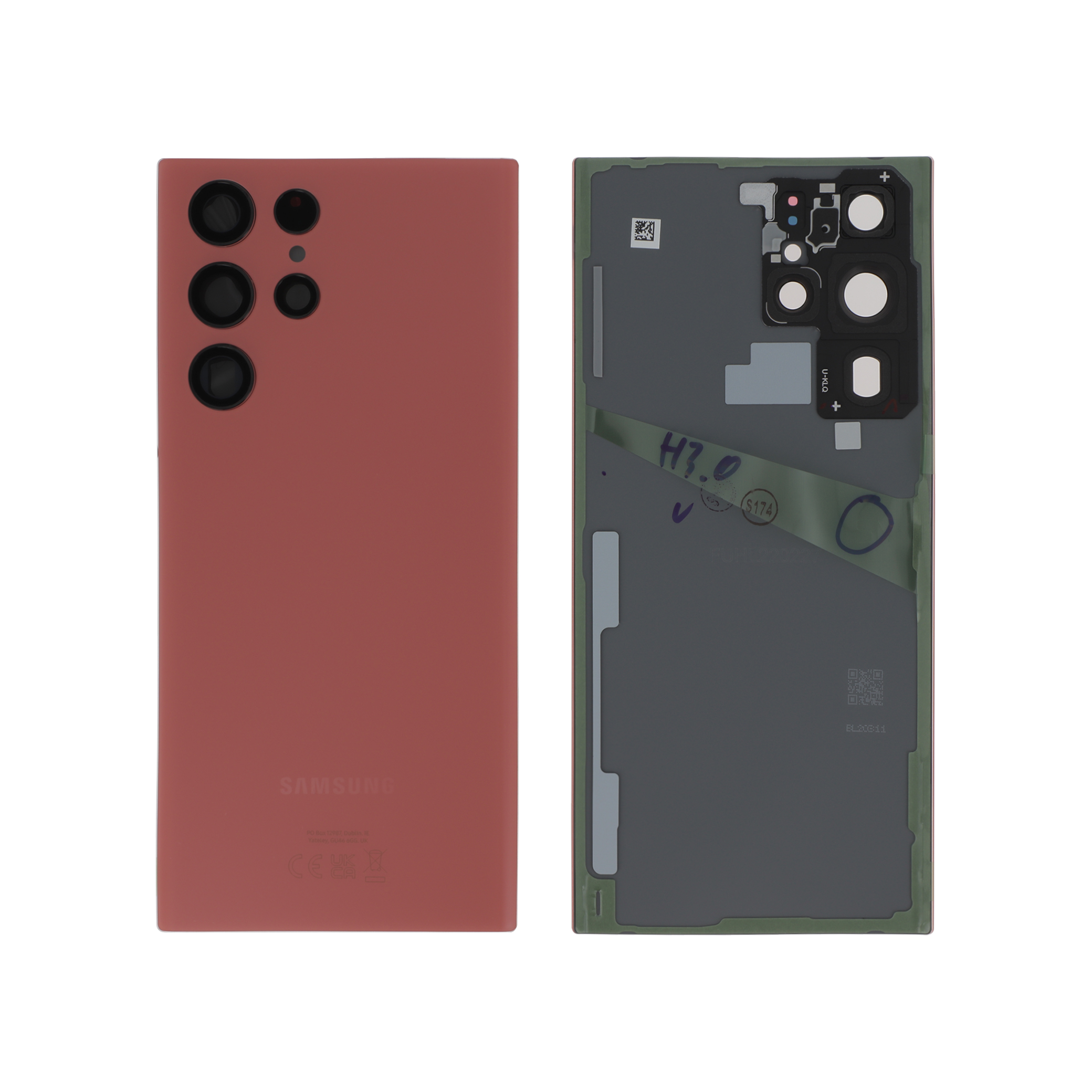 Capac spate Red Samsung Galaxy S22 Ultra (S908) Service Pack
