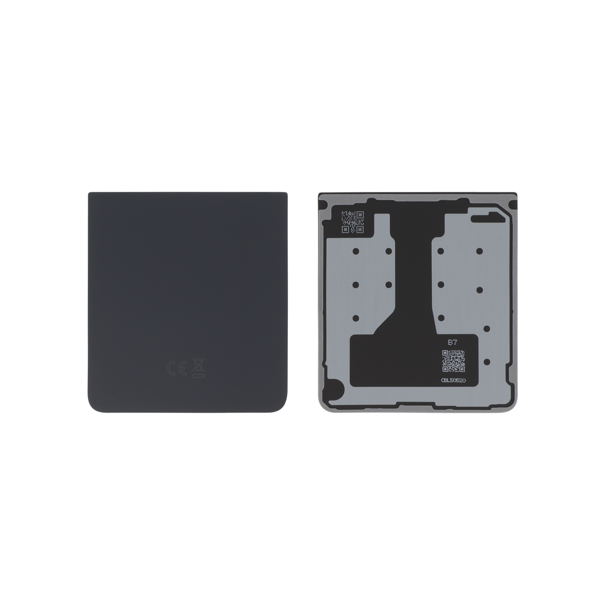 Capac spate Absolute Black Samsung Galaxy Z Flip7 (F766B) Service Pack
