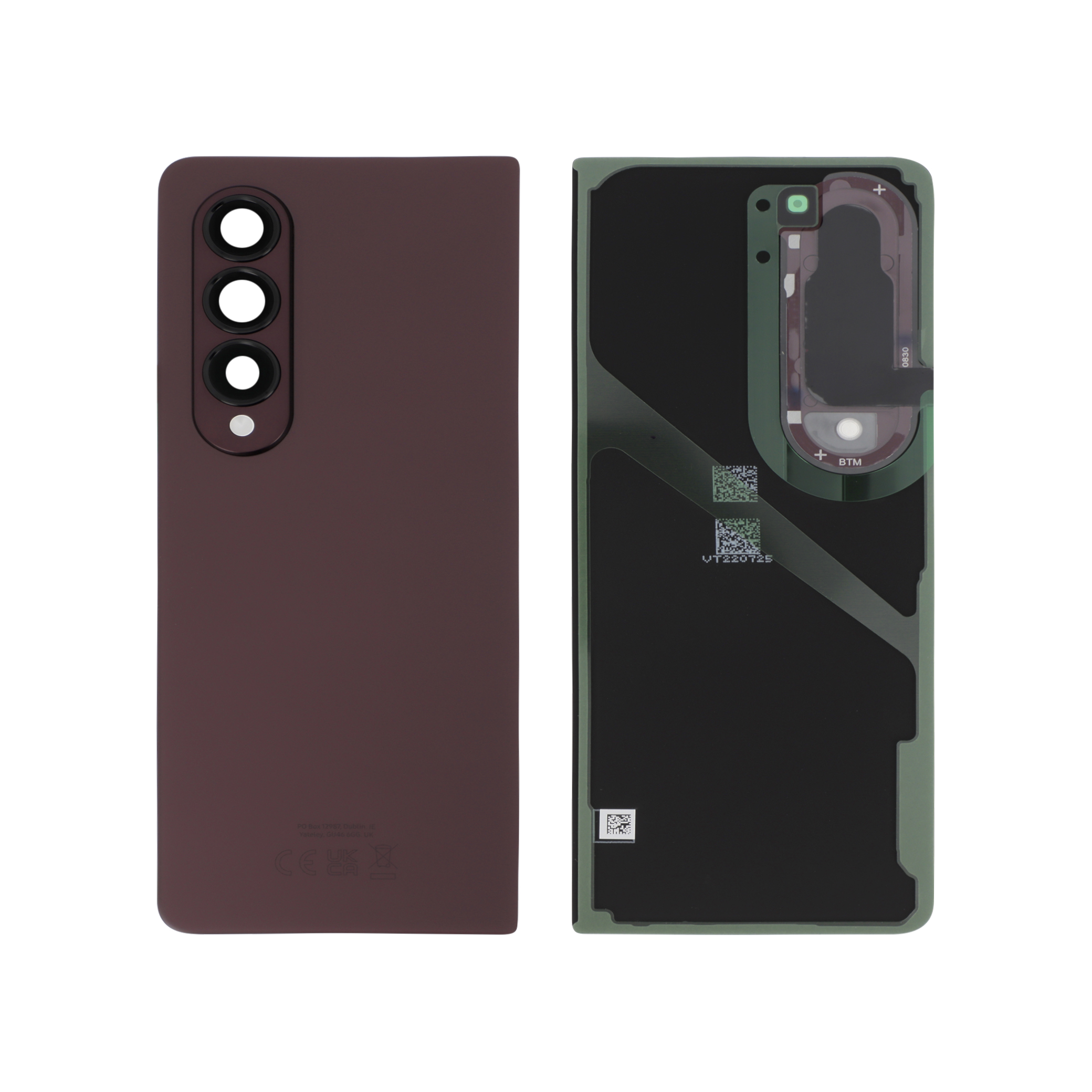 Capac spate Bordeaux Samsung Galaxy Z Fold4 (F936B) Service Pack