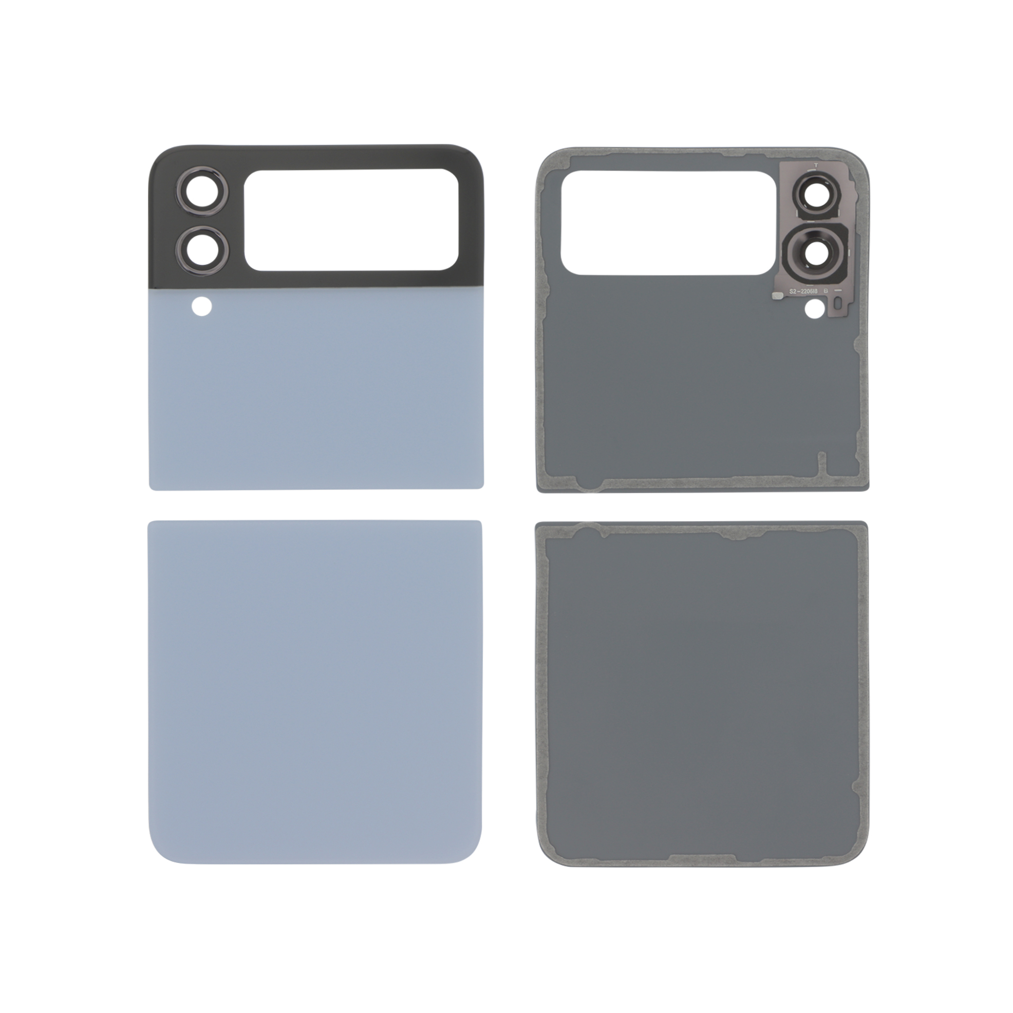 Capac spate Blue Samsung Galaxy Z Flip4 (F721B) fara logo