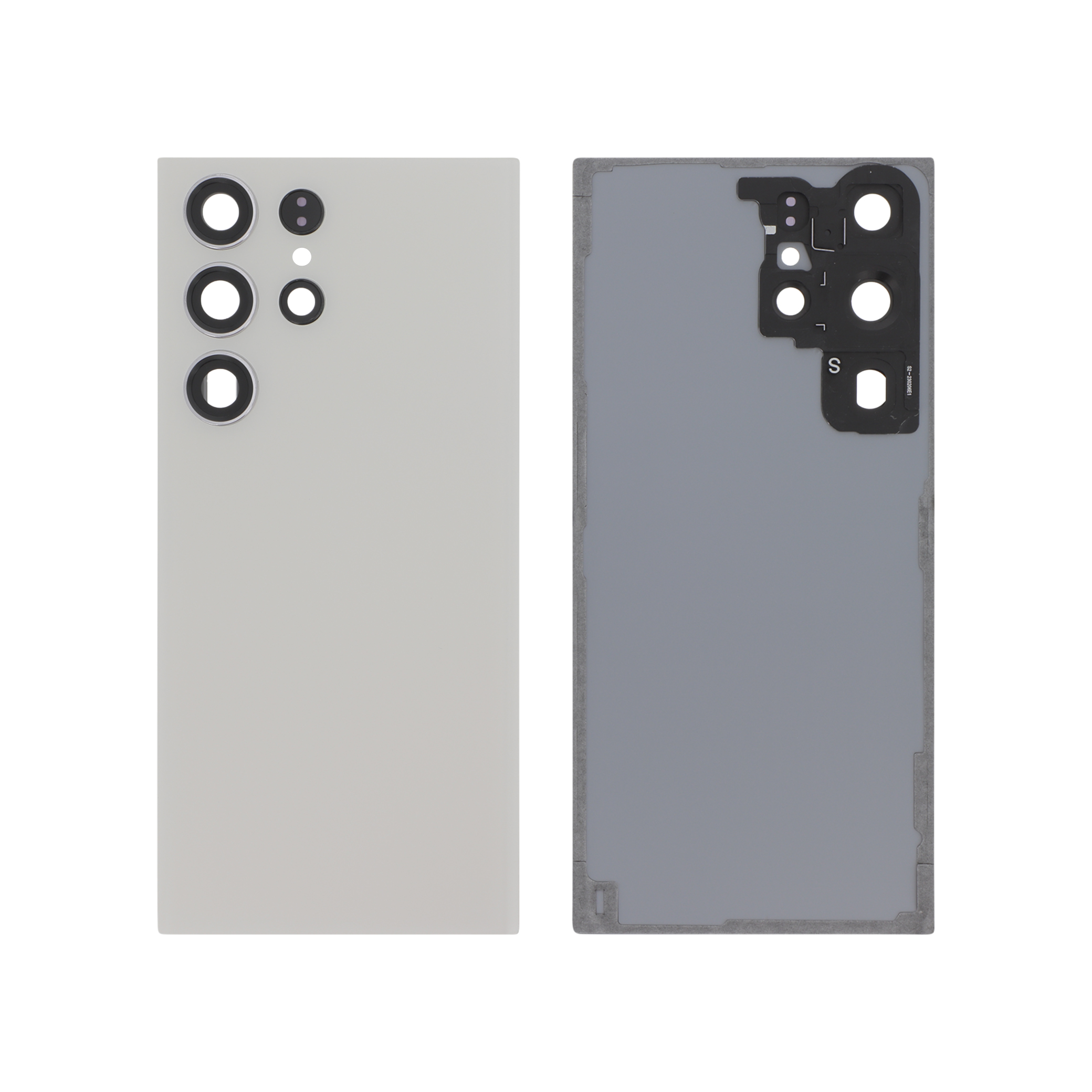 Capac spate Cream Samsung Galaxy S23 Ultra (S918B) fara logo