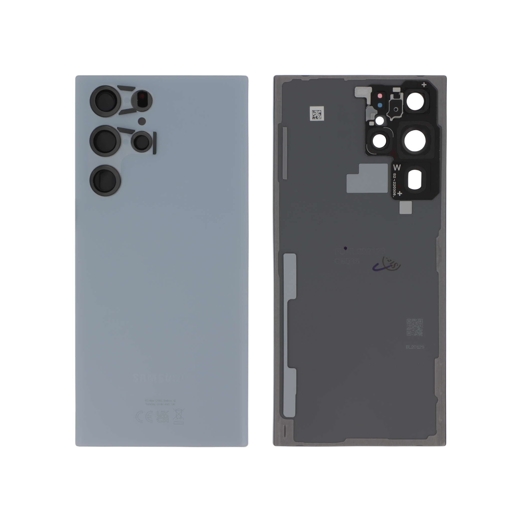 Capac spate Blue Samsung Galaxy S22 Ultra (S908) Service Pack
