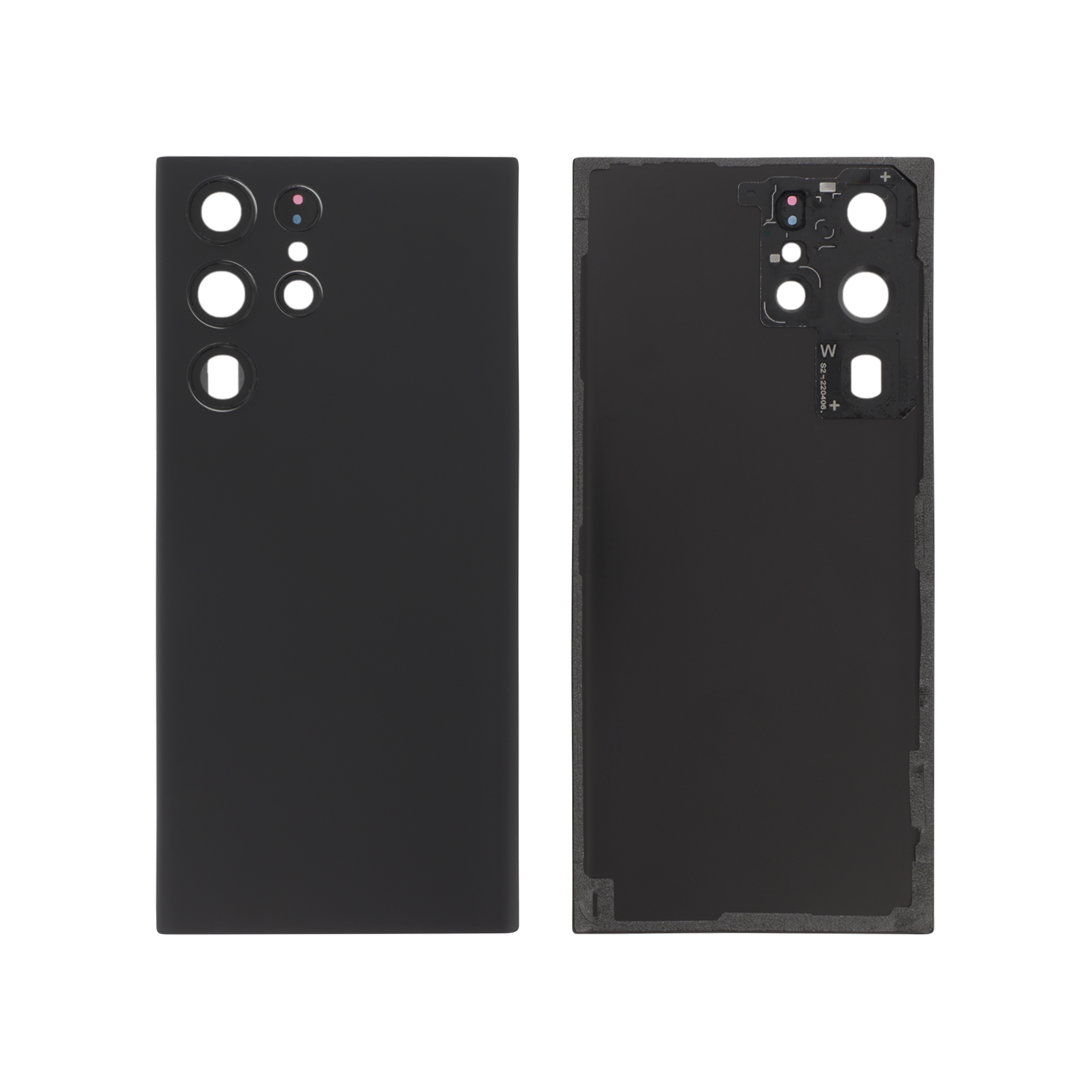 Capac spate Black Samsung Galaxy S22 Ultra (S908B) fara logo, Compatibil