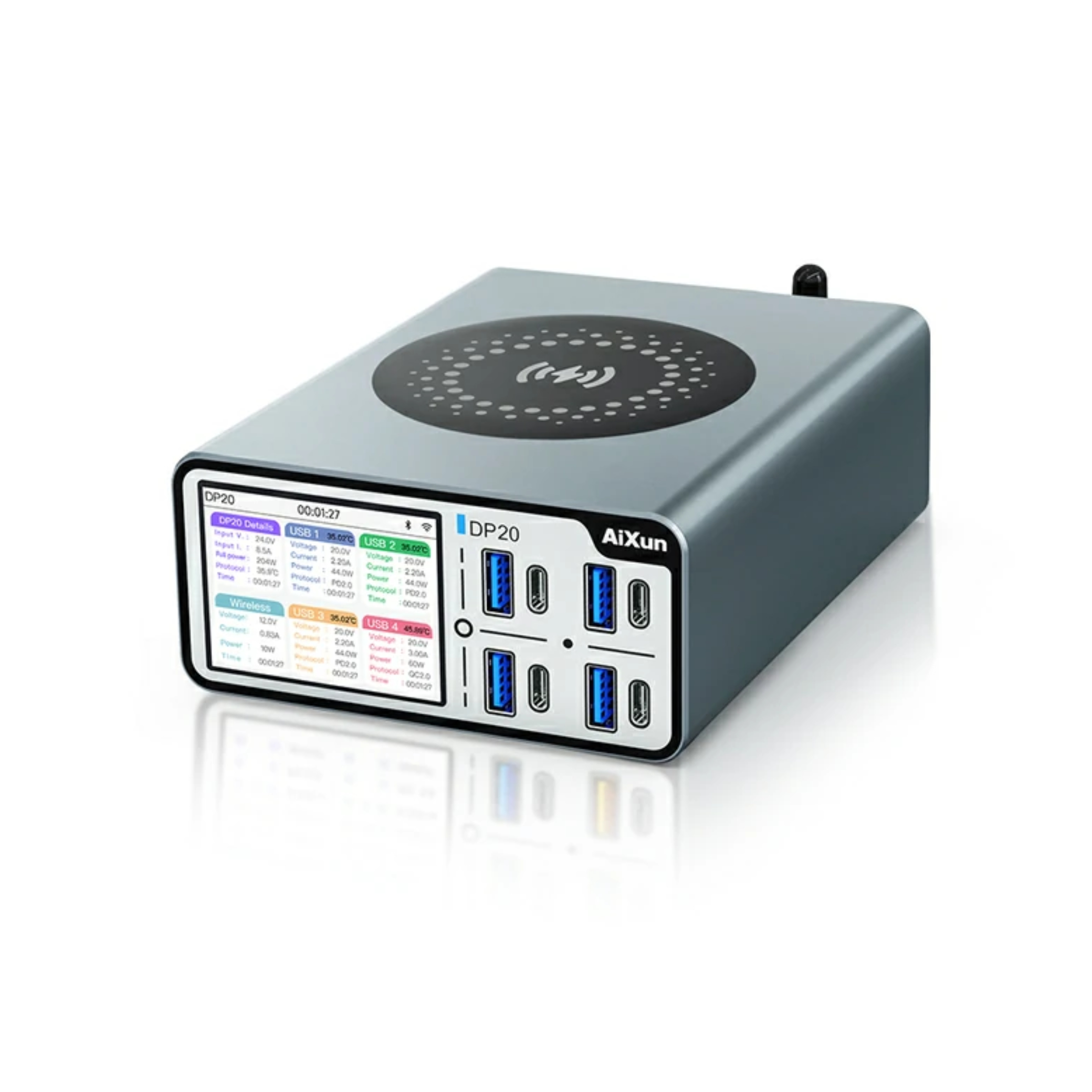 Statie alimentare DC Aixun AX-DP20 200W cu monitorizare grafica cu diagnoză