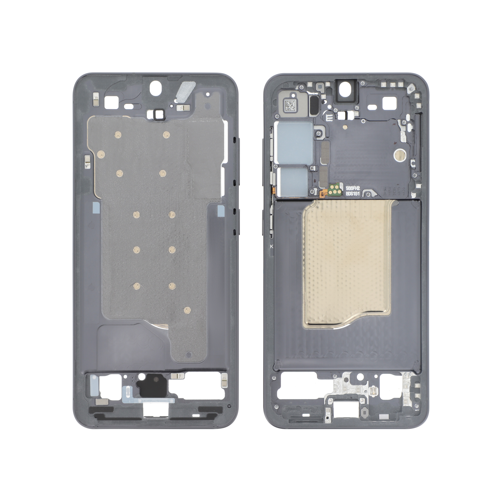 Midframe Black Samsung Galaxy S25 (S931B) Service Pack