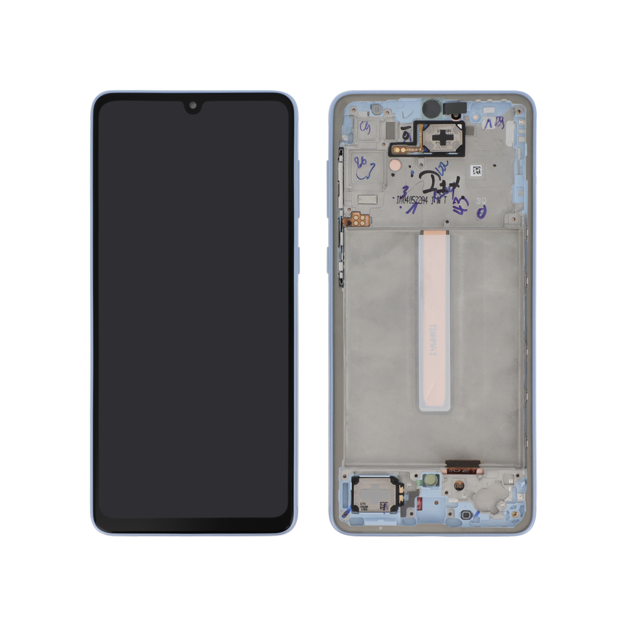 Display complet Samsung Galaxy A33 5G (A336B) Albastru Service Pack