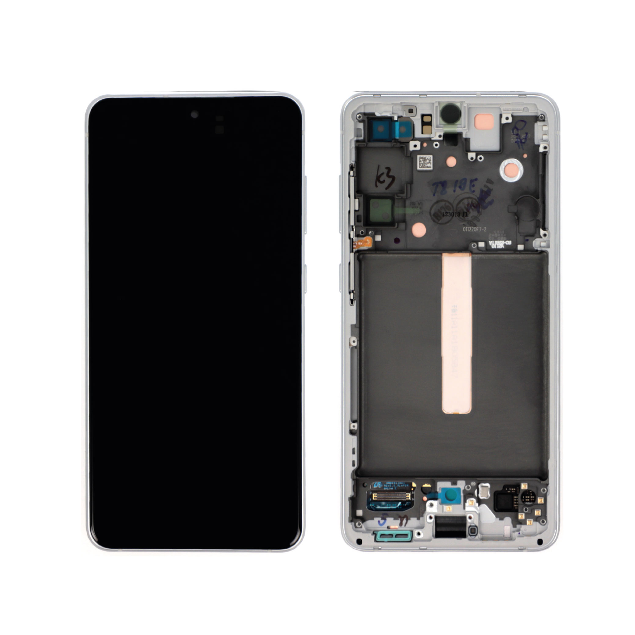 Display Assembly Samsung Galaxy S21 FE (G990B) Alb Service Pack