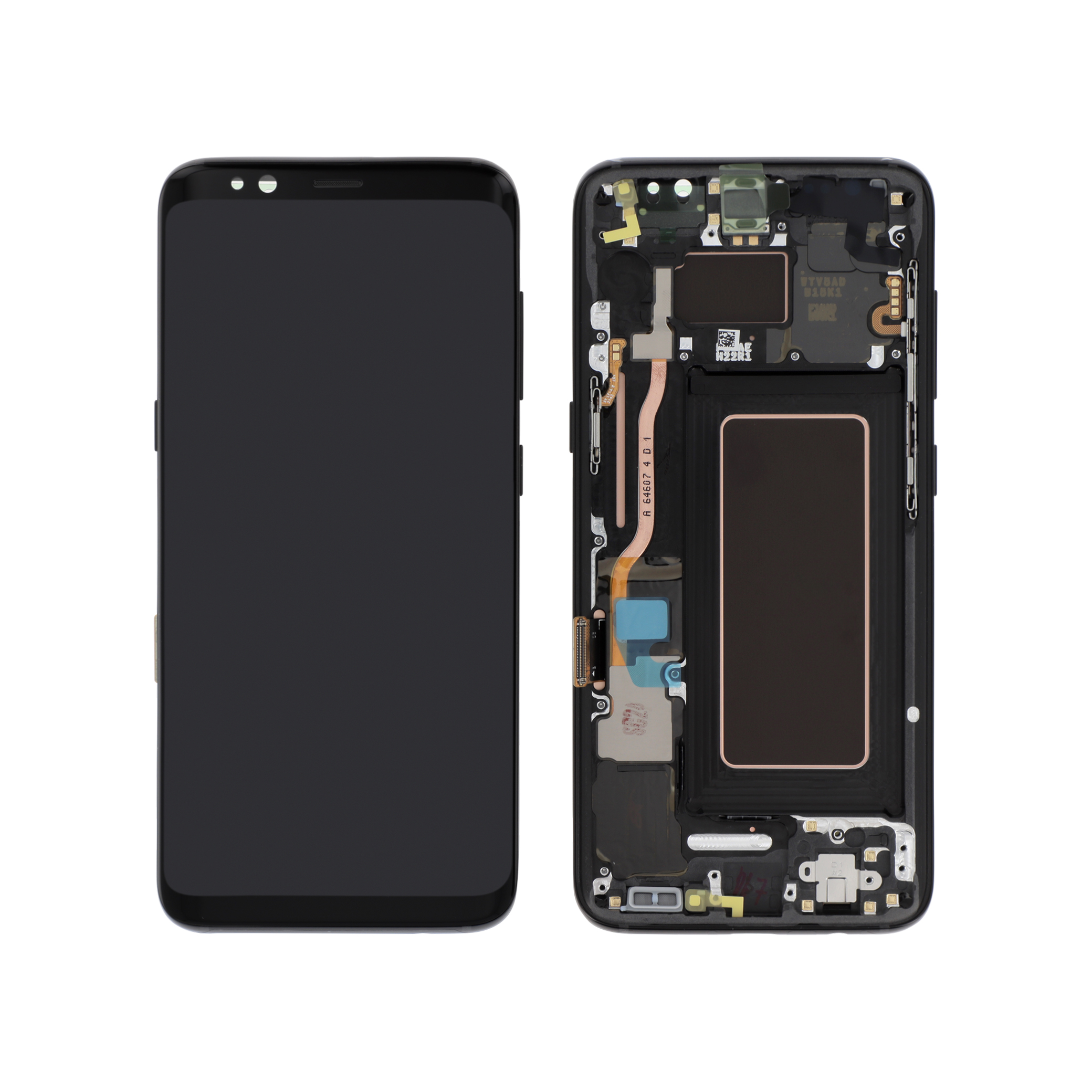 Display complet Samsung Galaxy S8 (G950F) Black Carbon Service Pack