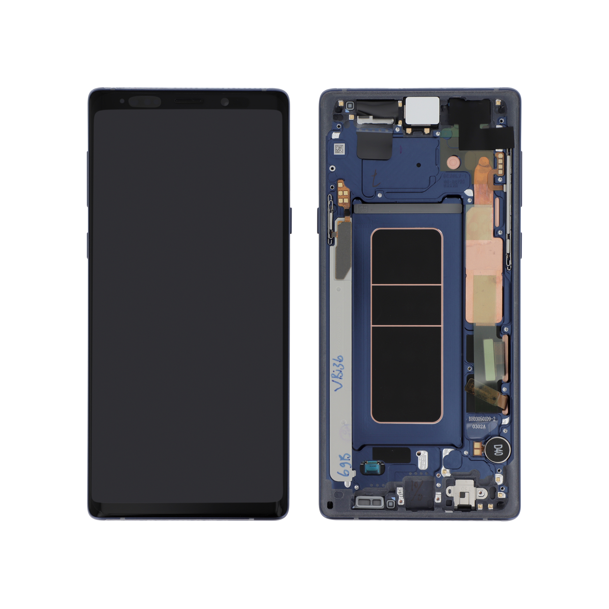 Display complet Samsung Galaxy Note 9 (N960F) Albastru Service Pack