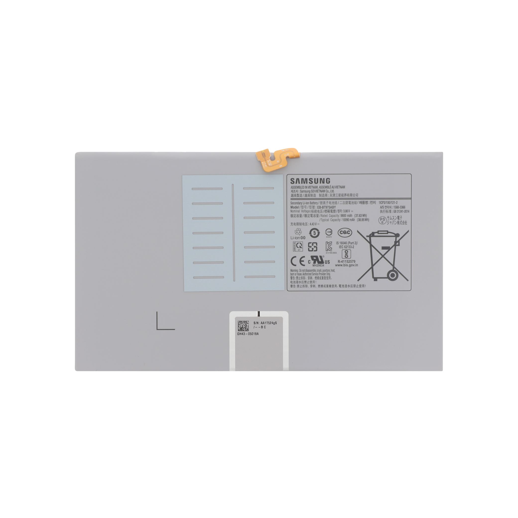 Baterie Samsung Galaxy Tab S8+ X800/X806 Service Pack