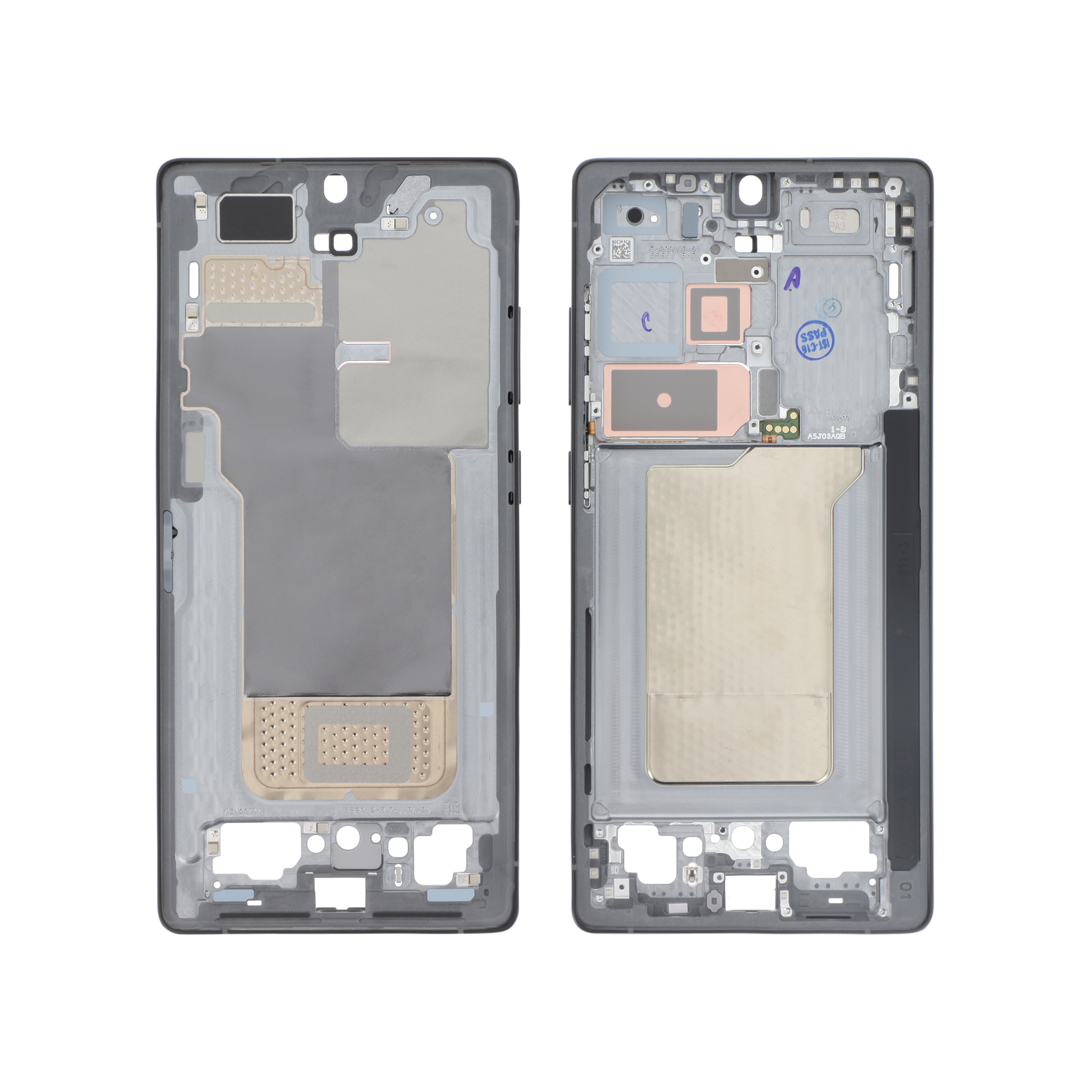 Midframe Samsung Galaxy S25 Ultra (S938B) Absolute Black Titanium Service Pack