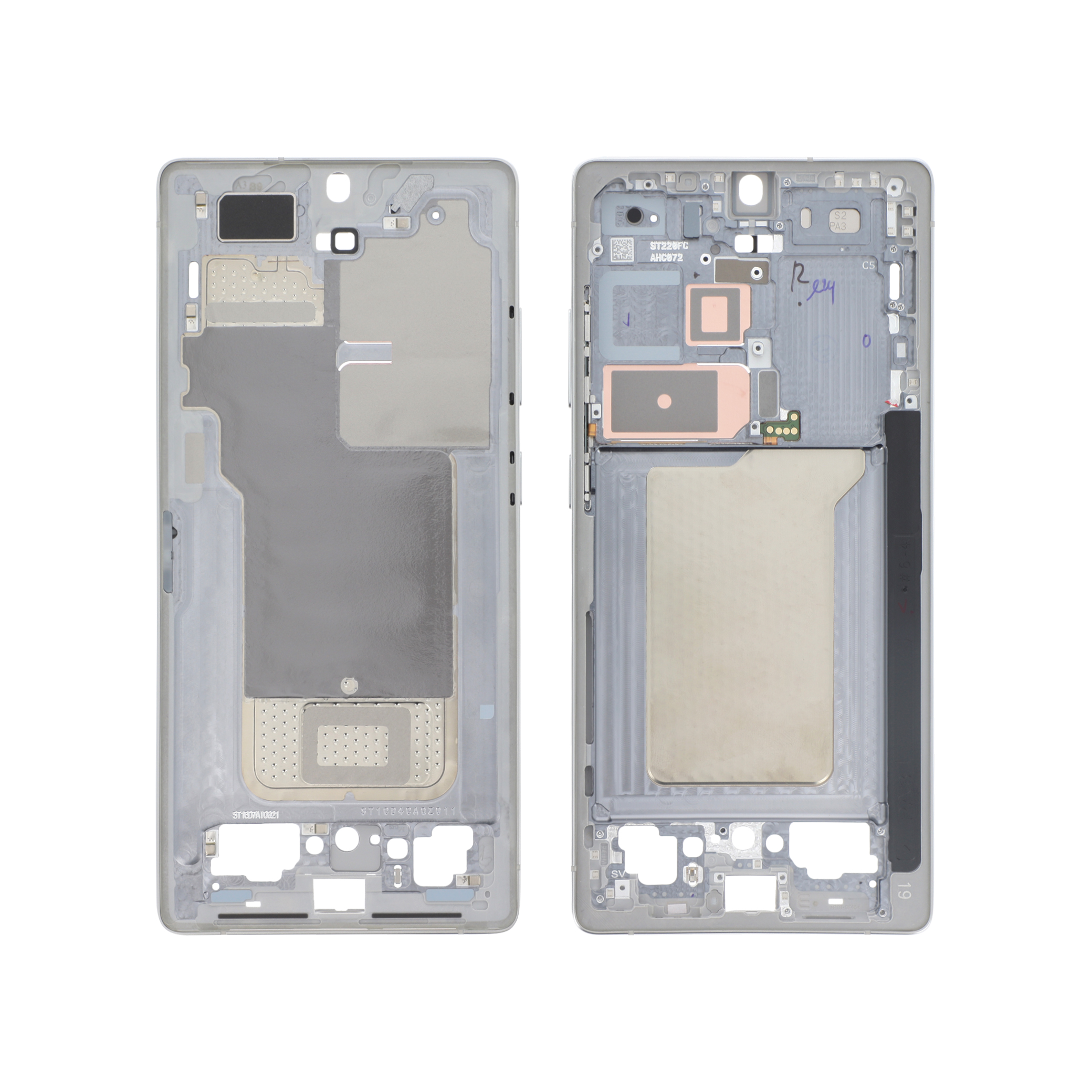 Midframe Samsung Galaxy S25 Ultra (S938B) Blue Titanium Service Pack