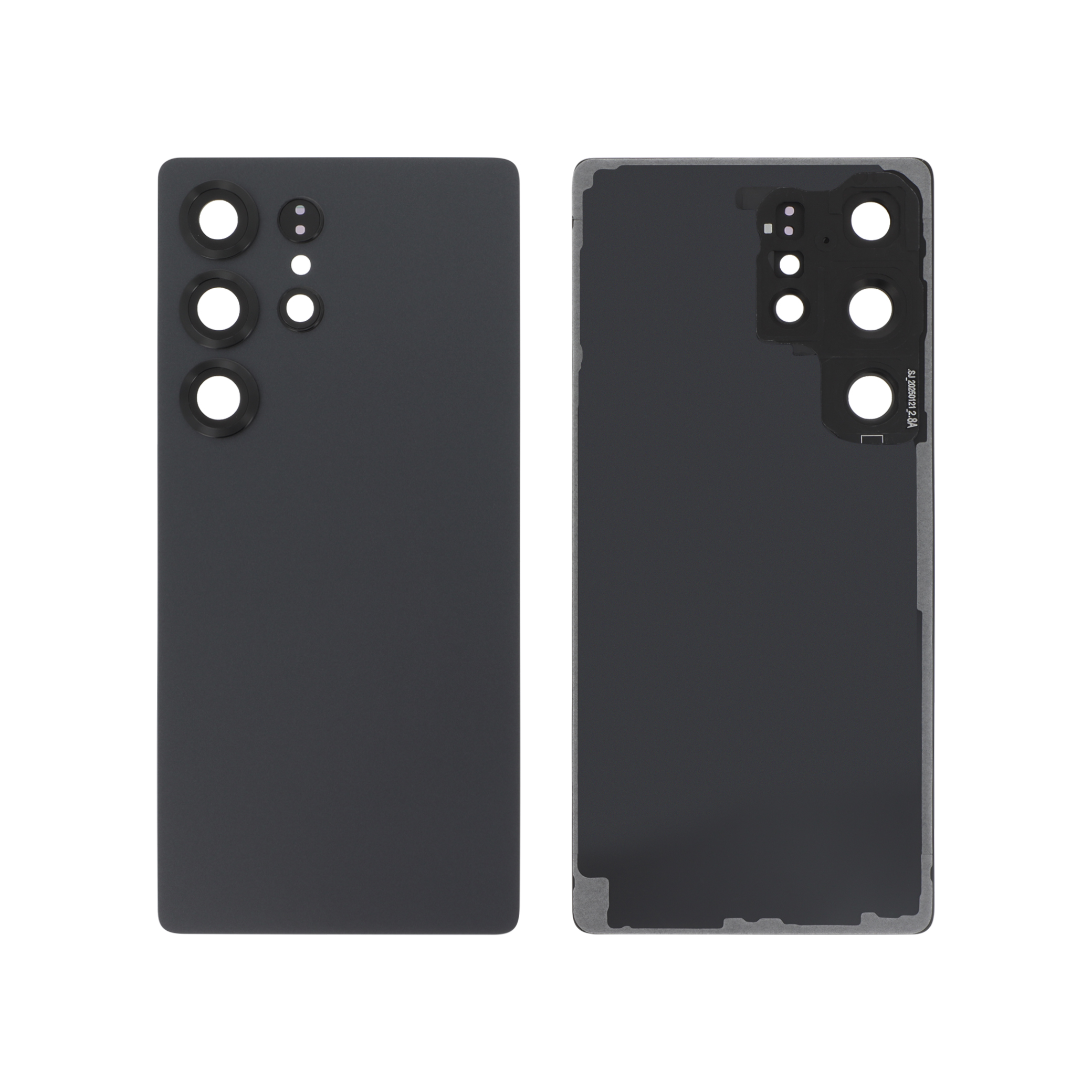Capac spate Samsung Galaxy S25 Ultra (S938B) Titanium Black fara logo