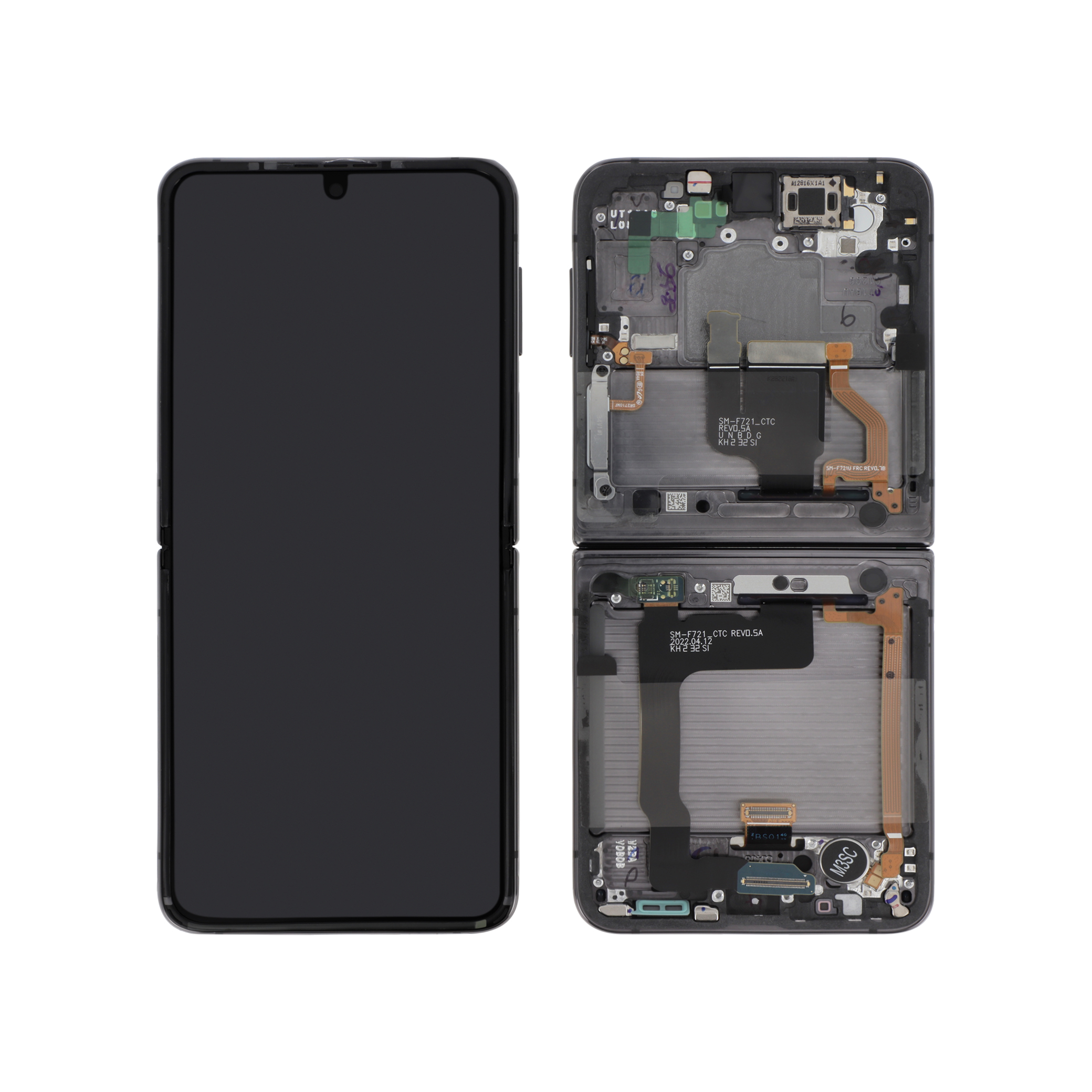 Display complet Samsung Galaxy Z Flip4 (F721B) Graphite Service Pack