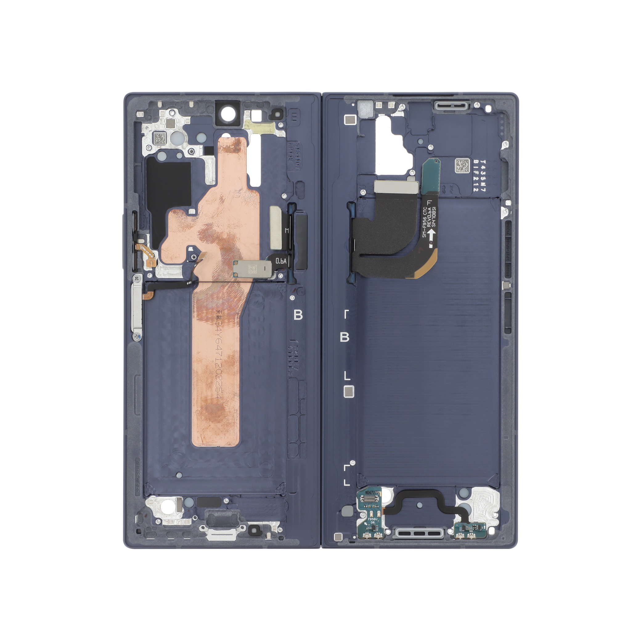 Midframe Samsung Galaxy Z Fold6 (F956B) Blue Night Service Pack