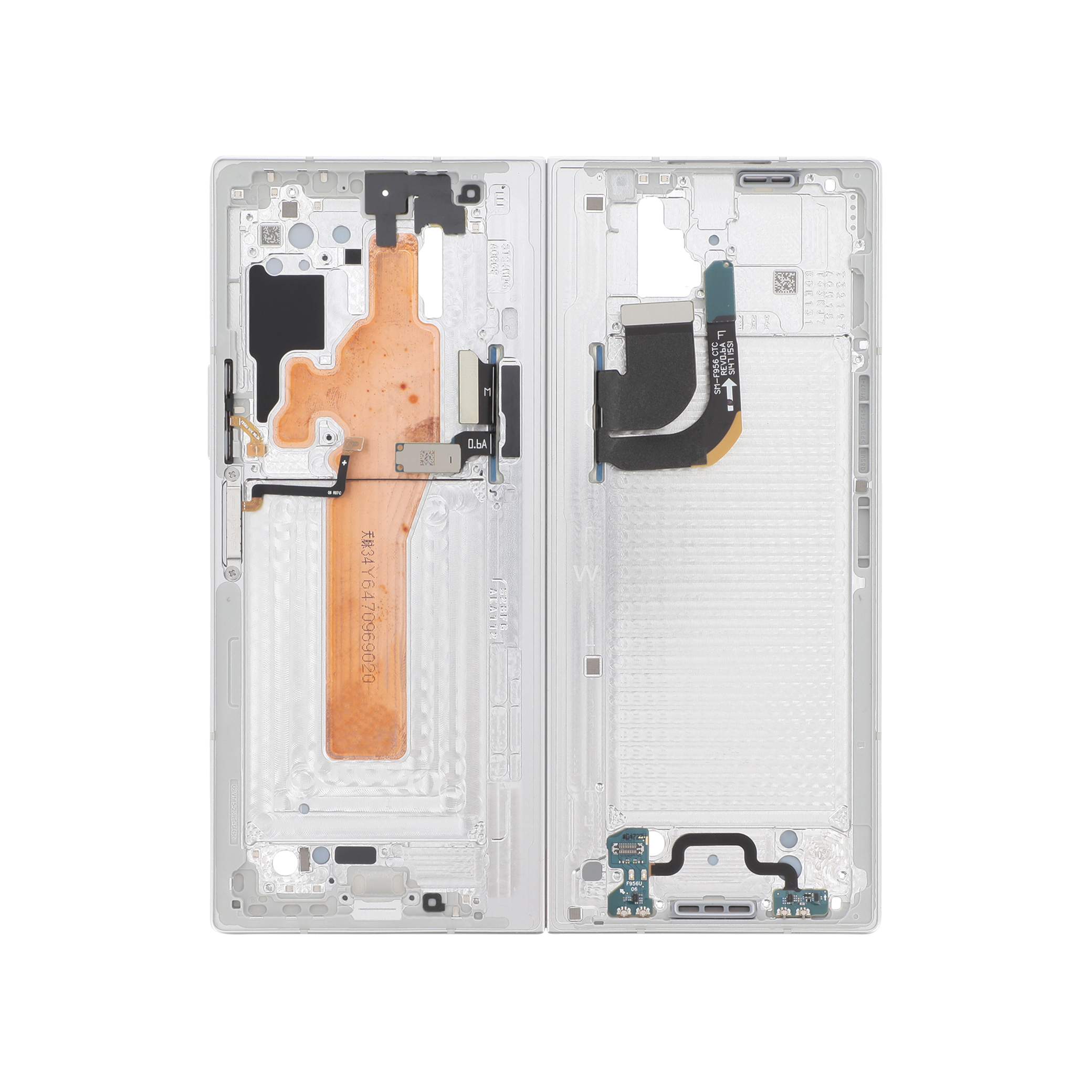 Midframe Samsung Galaxy Z Fold6 (F956B) White Service Pack