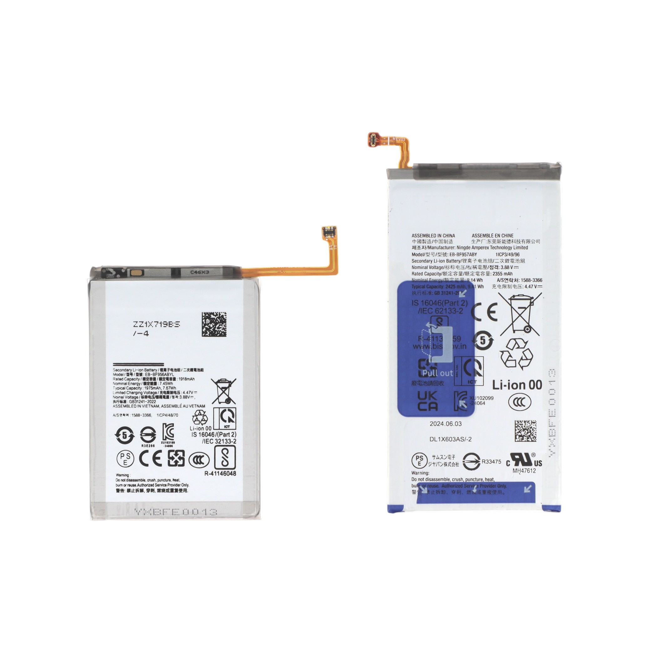 Pachet Baterie Main/Secondary Samsung Galaxy Z Fold6 (F956B) Compatibil