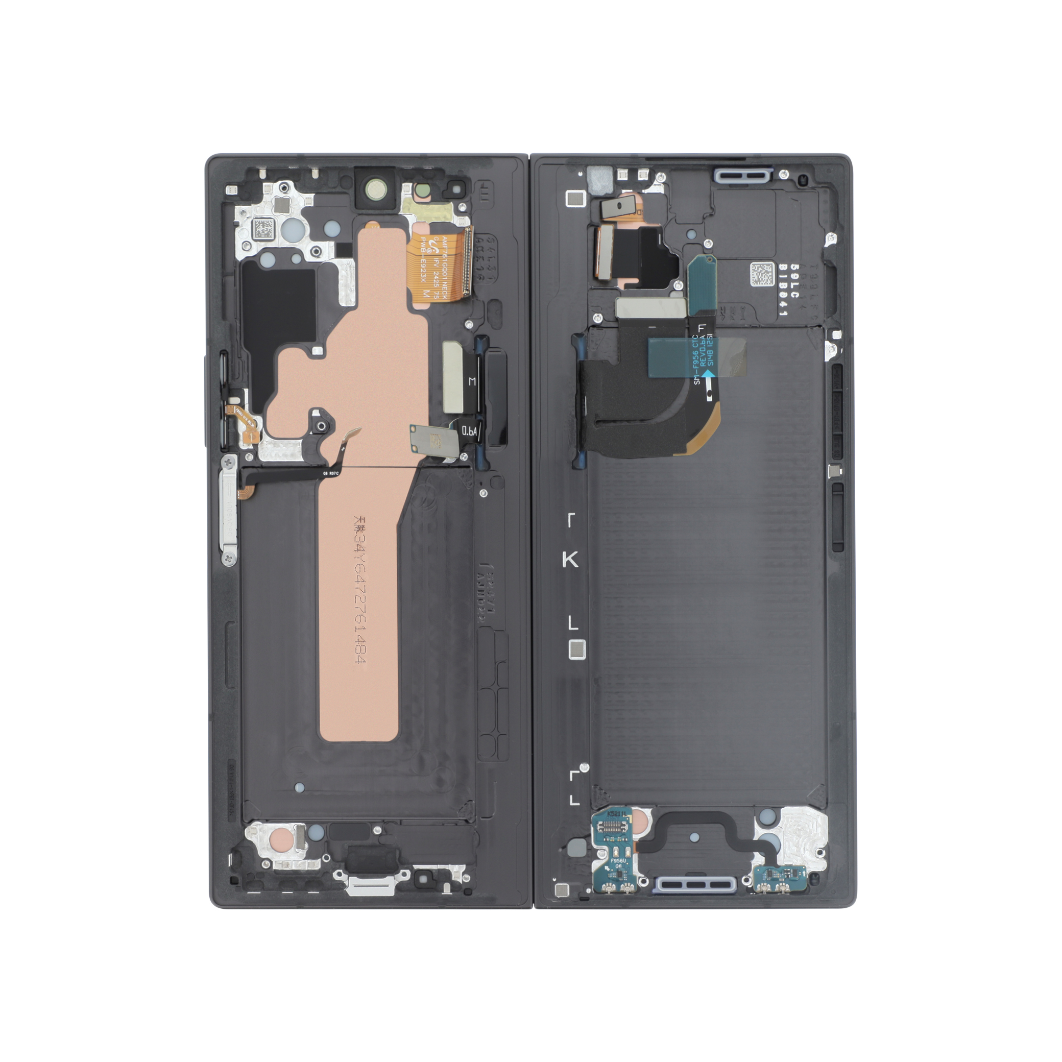 Display complet Samsung Galaxy Z Fold6 (F956B) Negru Service Pack