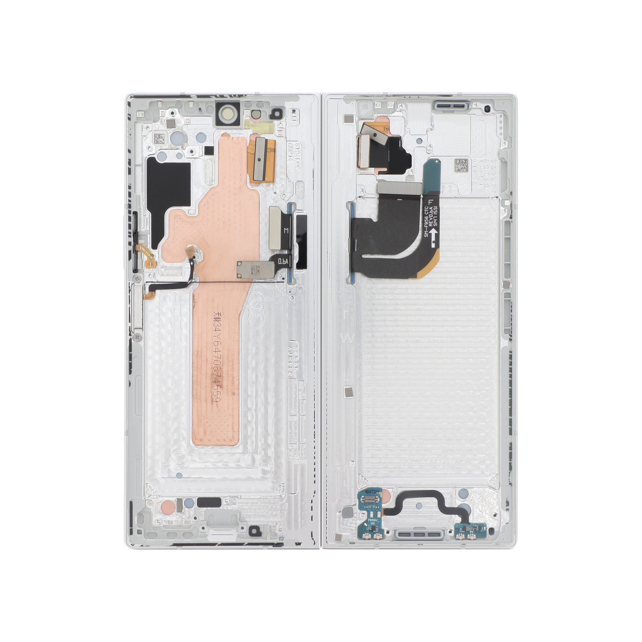 Display complet Samsung Galaxy Z Fold6 (F956B) Alb Service Pack