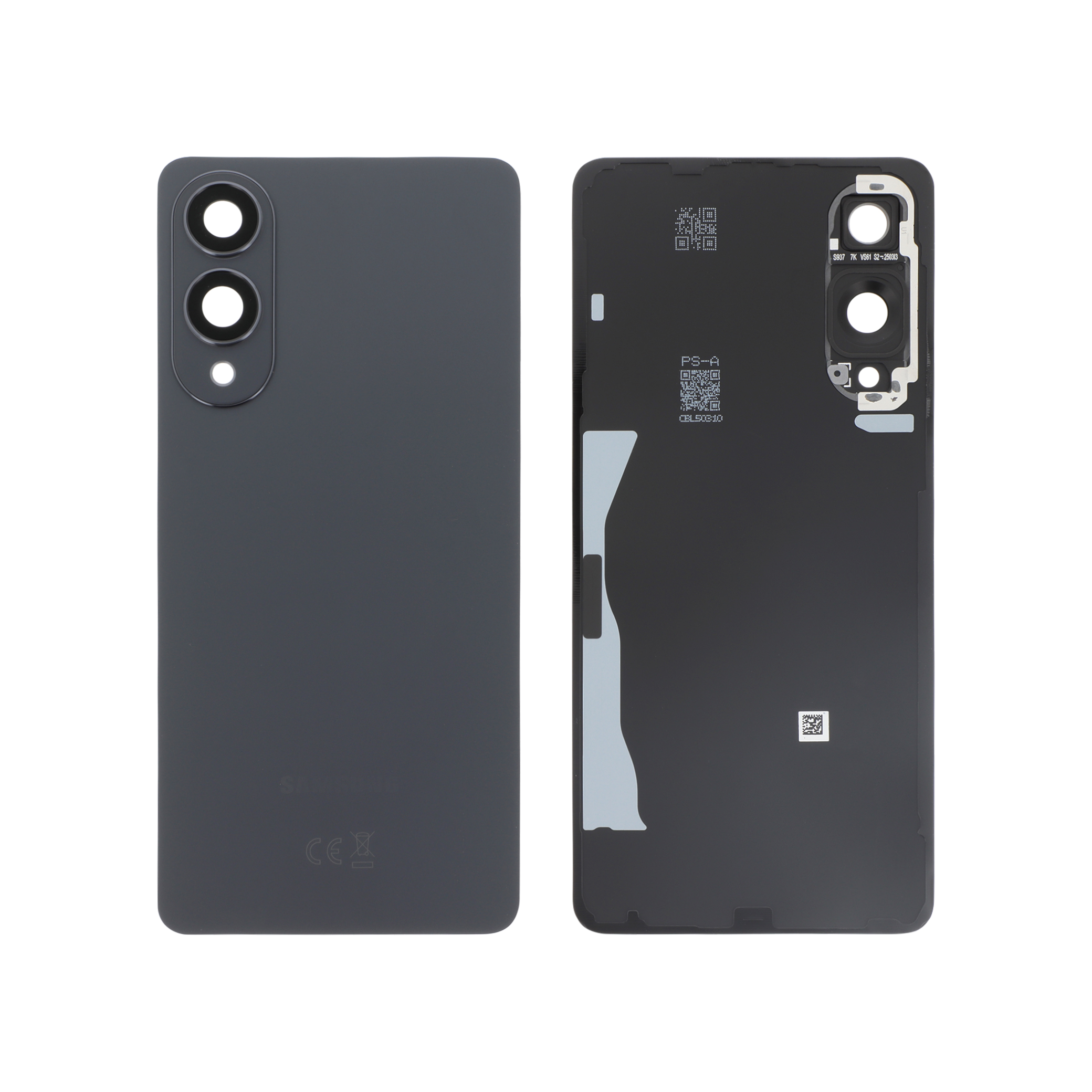 Capac baterie / Sticlă capac spate Samsung Galaxy S25 Edge (S937B) Titanium Black Service Pack