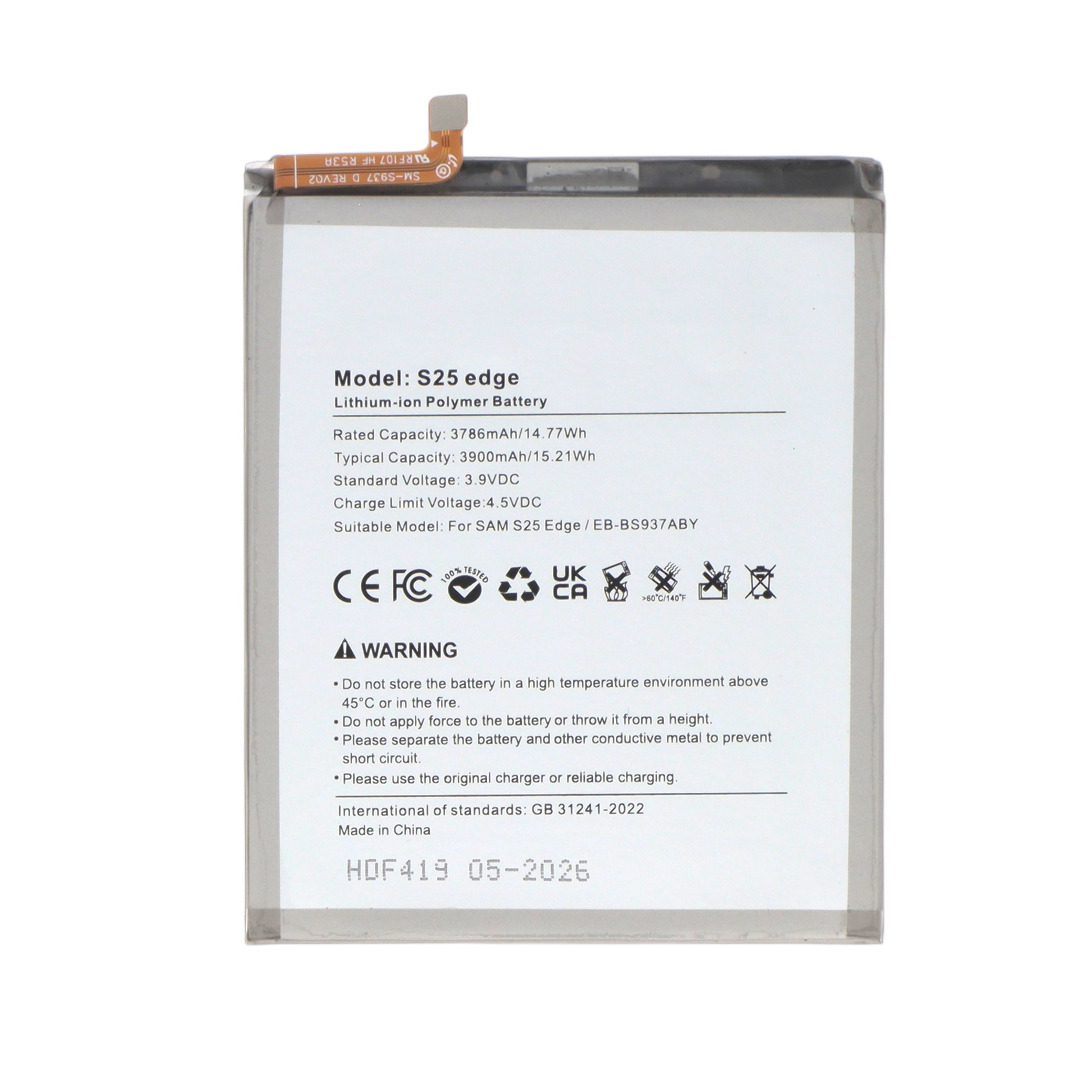 Baterie Samsung Galaxy S25 Edge (S937B) Compatibil