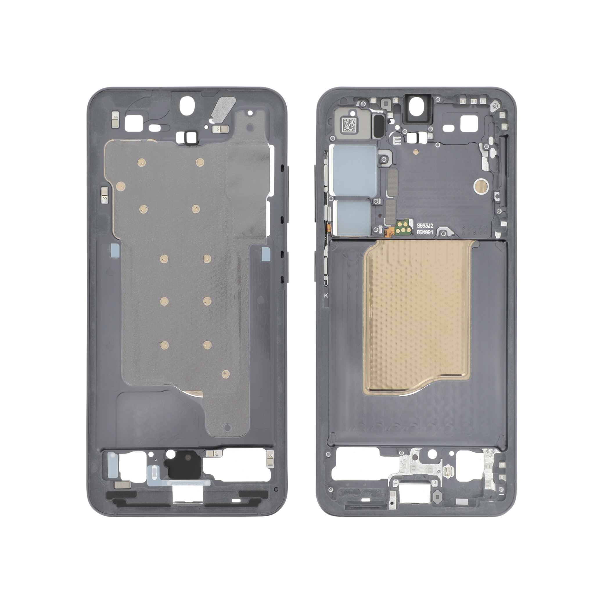 Midframe Samsung Galaxy S25 (S931B) Black Service Pack