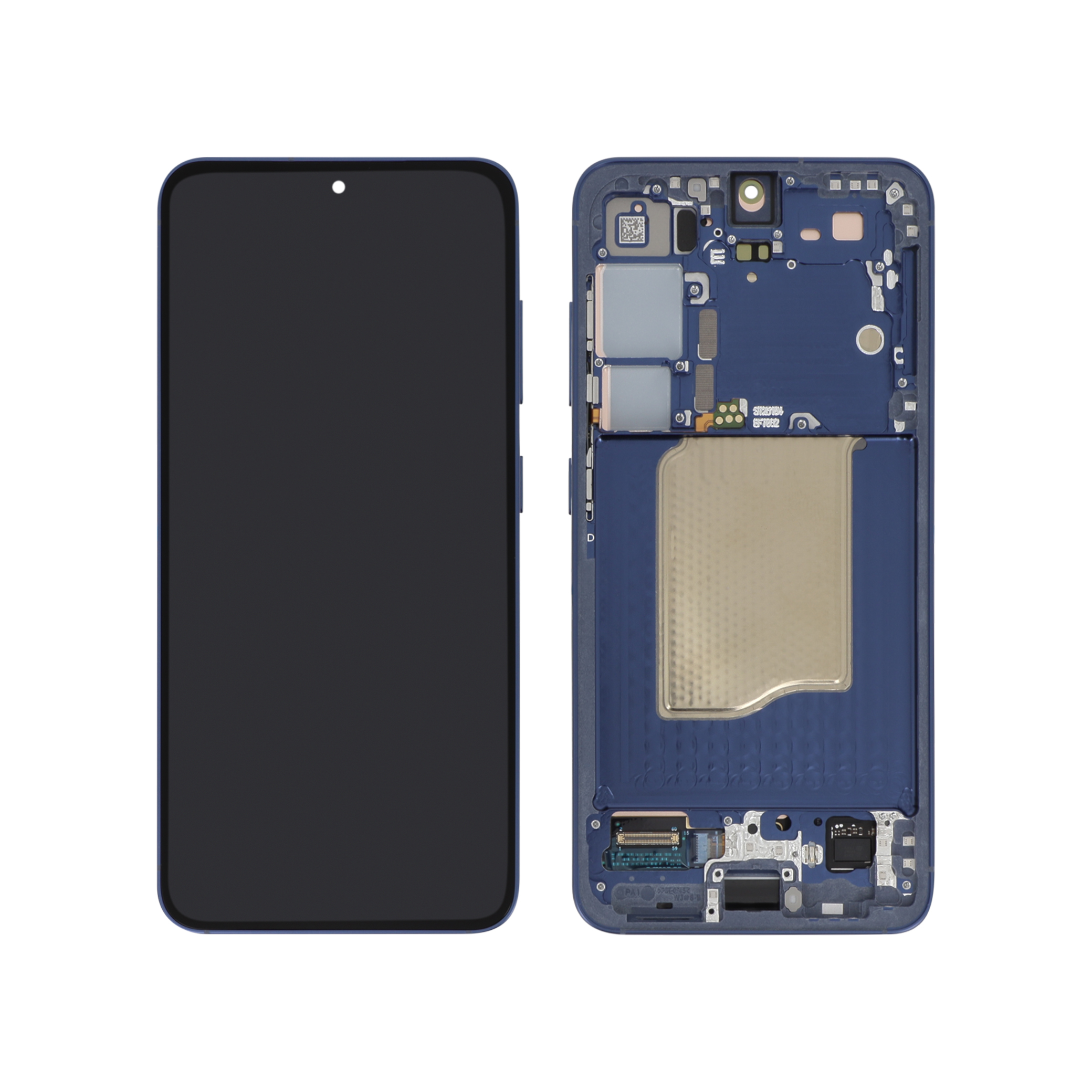 Display complet cu ramă Samsung Galaxy S25 (S931B) Midnight Blue Service Pack PA