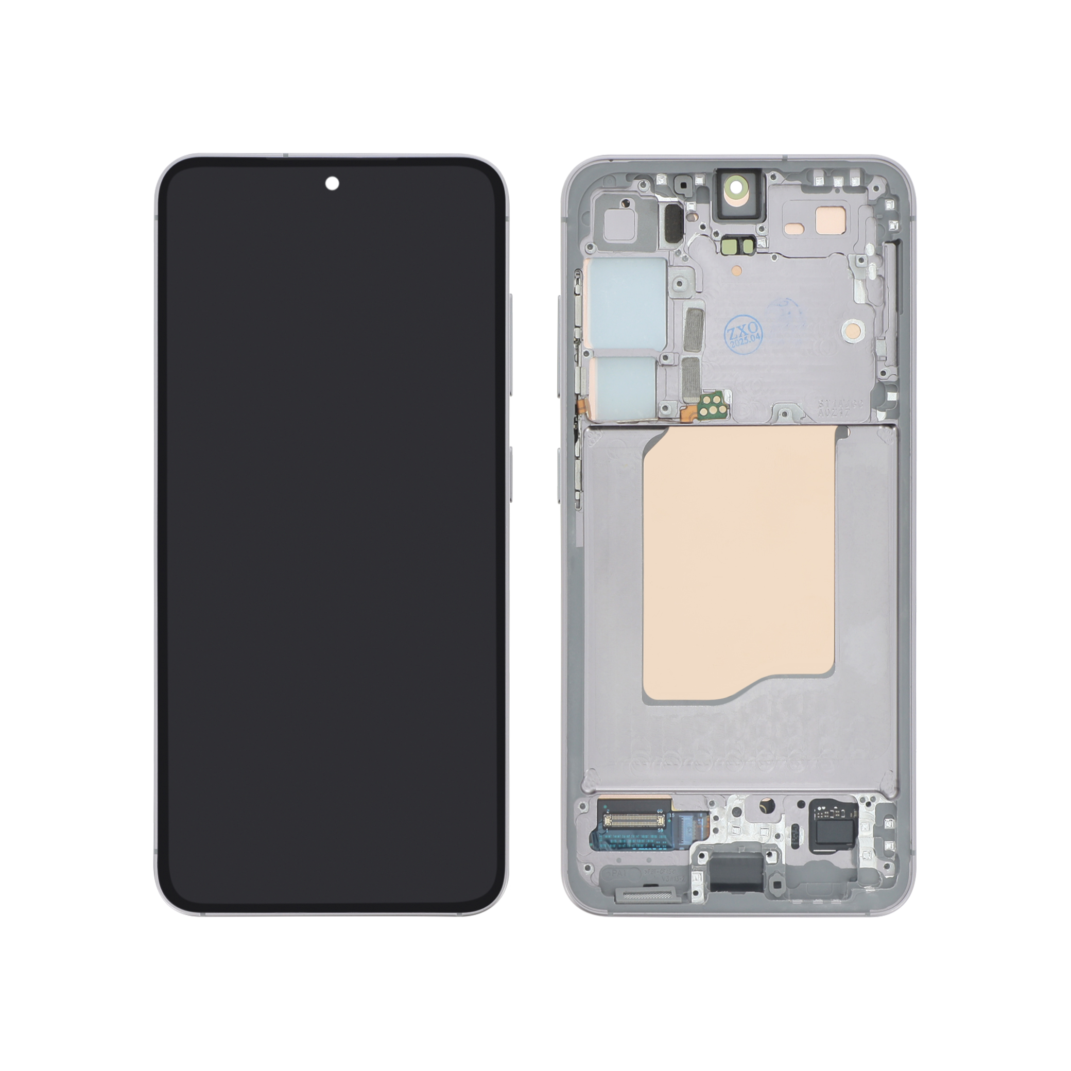 Display complet Samsung Galaxy S25 (S931B) Pink Gold cu ramă Reconditionat