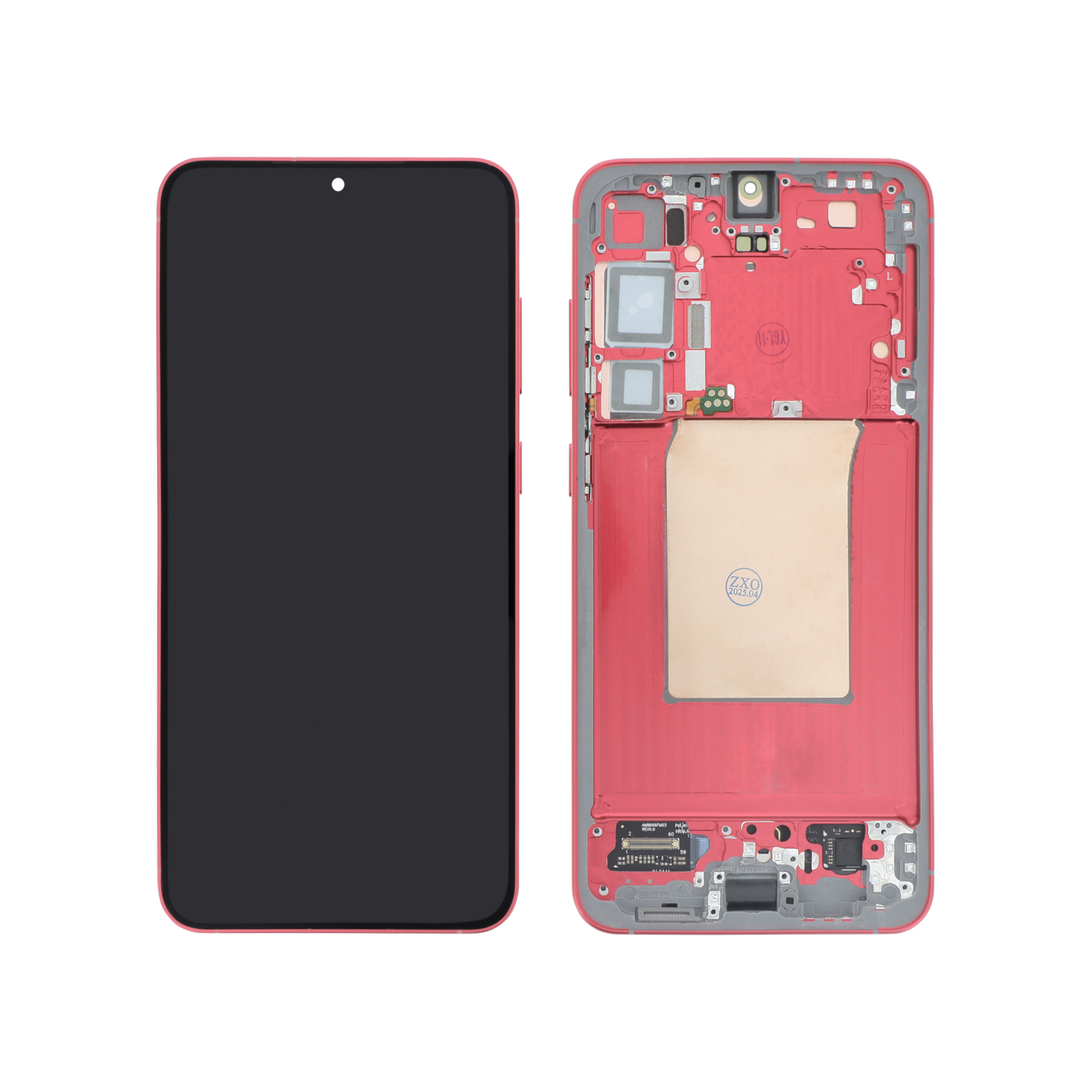 Display complet cu ramă Reconditionat Samsung Galaxy S25+ (S936B) Coral Red