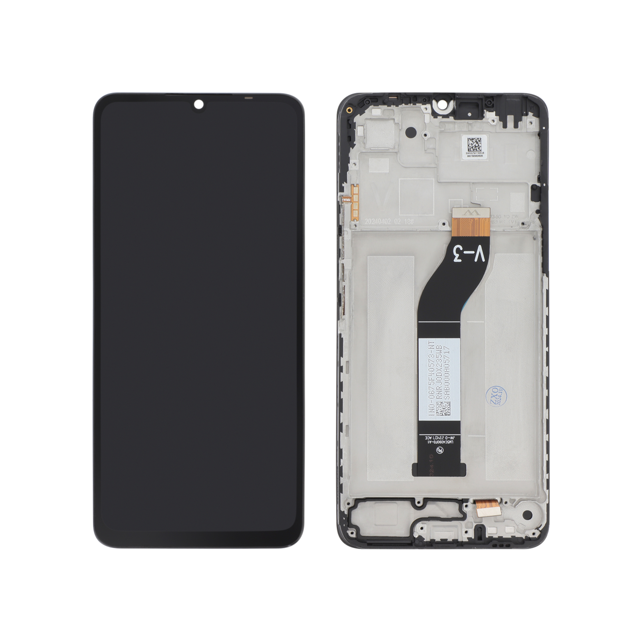 Display complet cu ramă Poco M6 5G / Redmi 13C, Compatibil