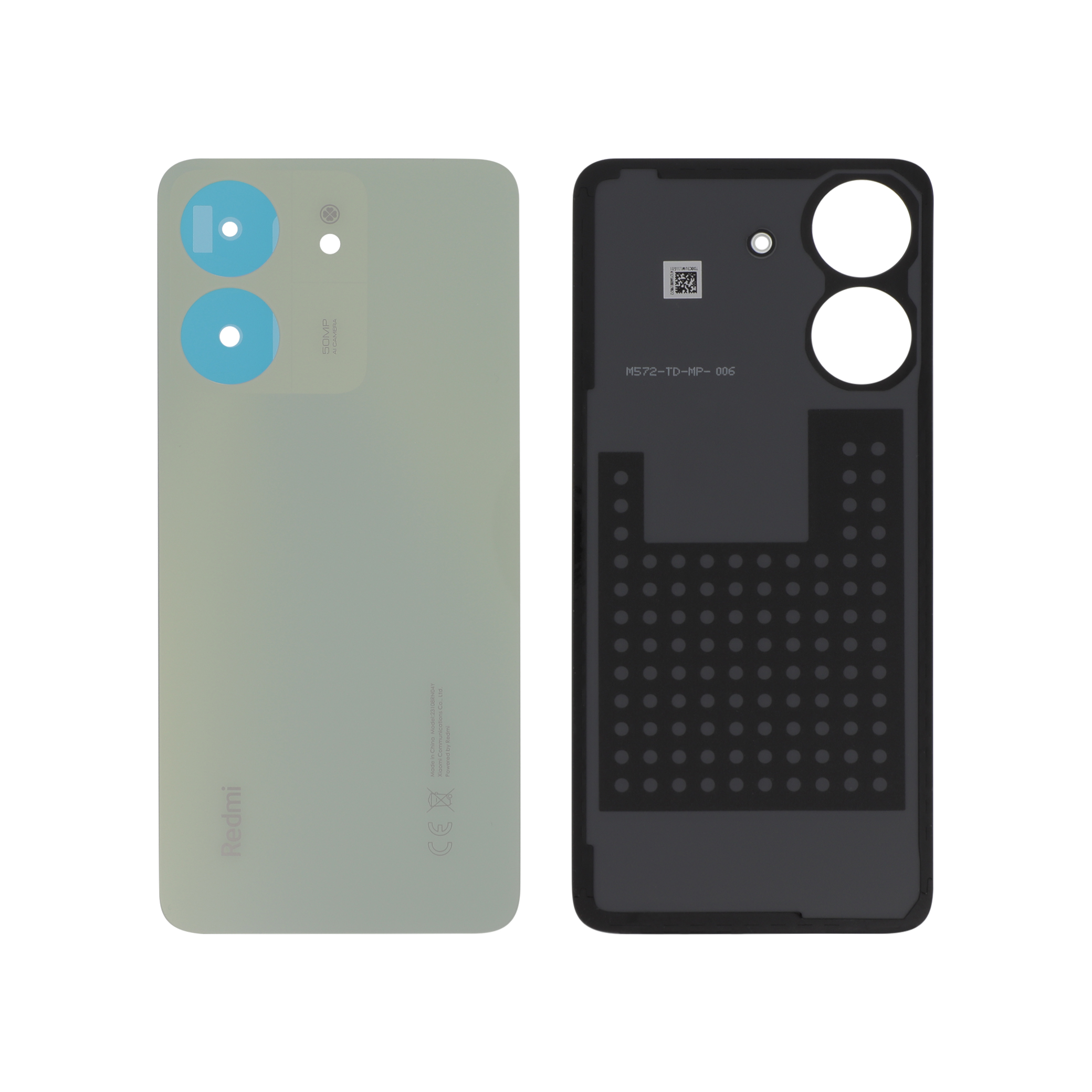 Capac spate Xiaomi Redmi 13C Green Service Pack