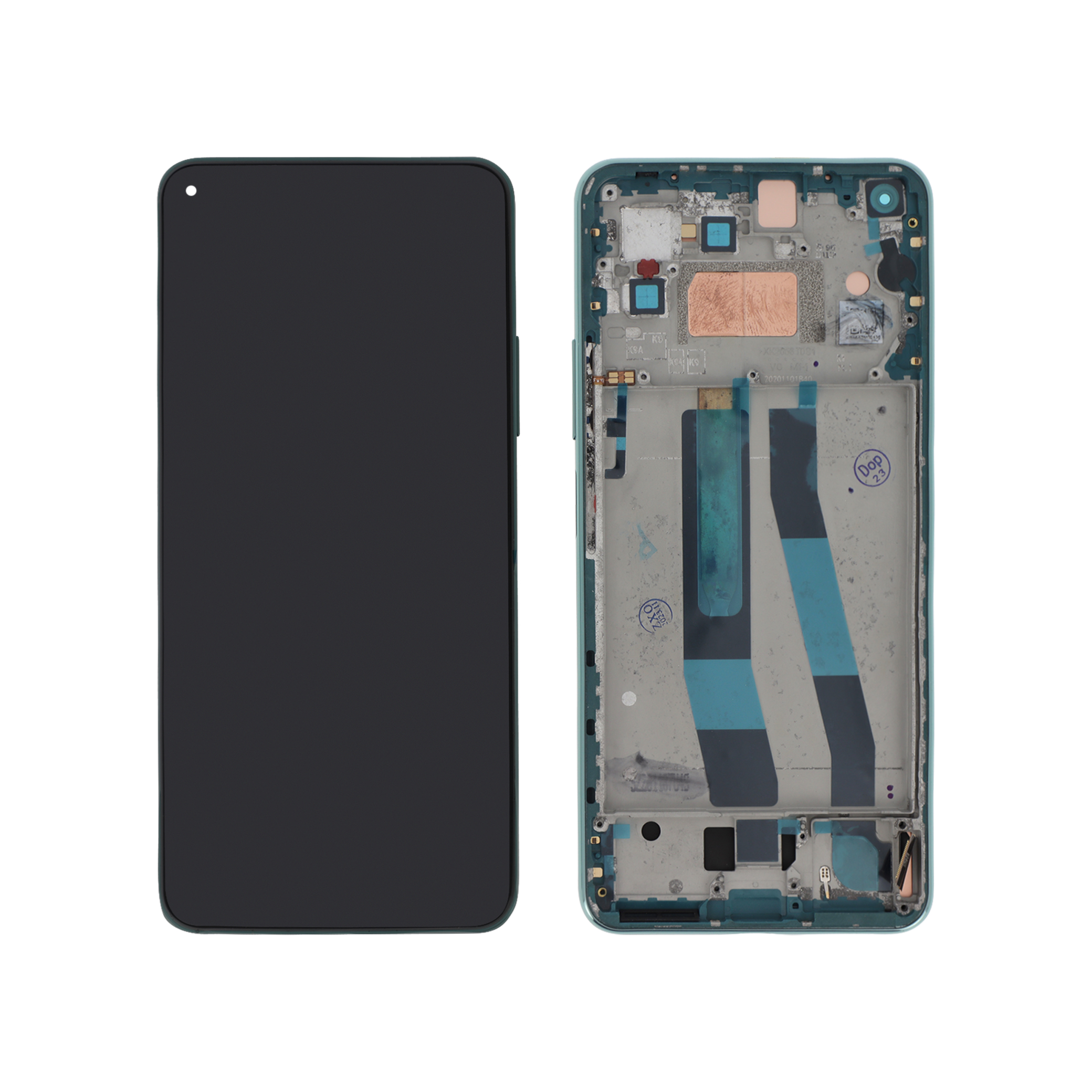 Display complet Xiaomi Mi 11 Lite 5G / 11 Lite 5G NE Verde Compatibil