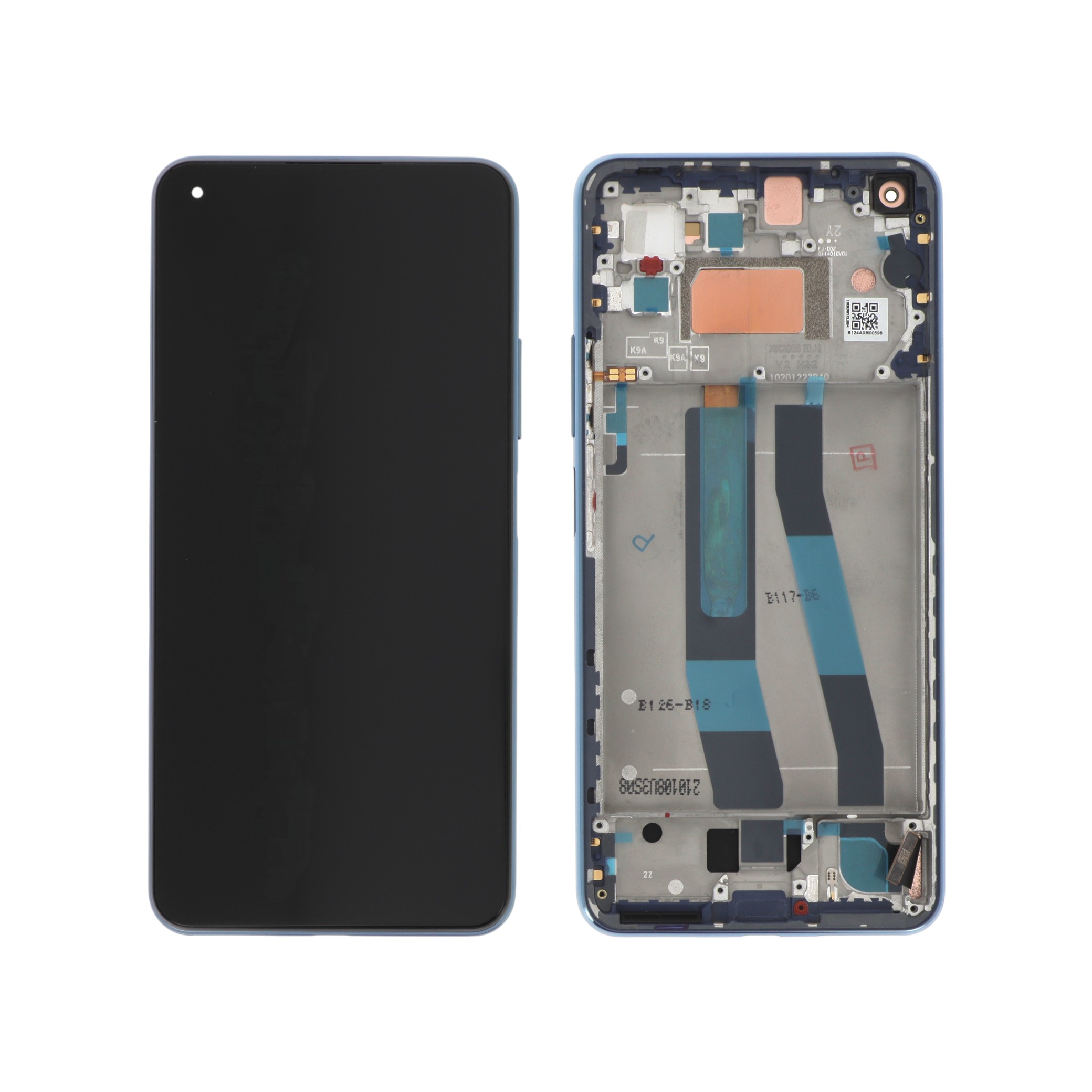 Display Assembly Xiaomi Mi 11 Lite 4G / Xiaomi 11 Lite 5G NE Blue Service Pack