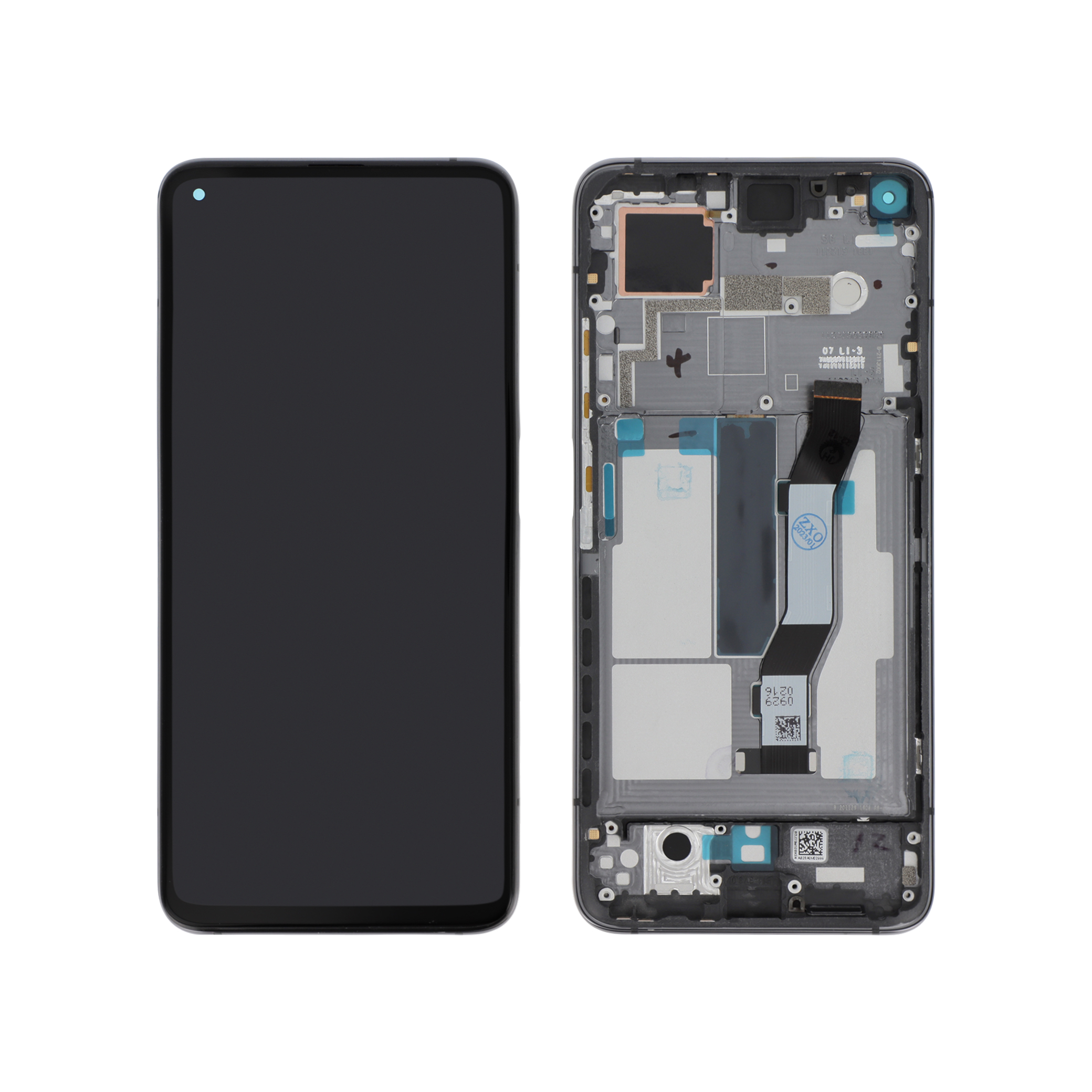 Display complet cu ramă Xiaomi Mi 10T 5G / Mi 10T Pro 5G Negru Compatibil