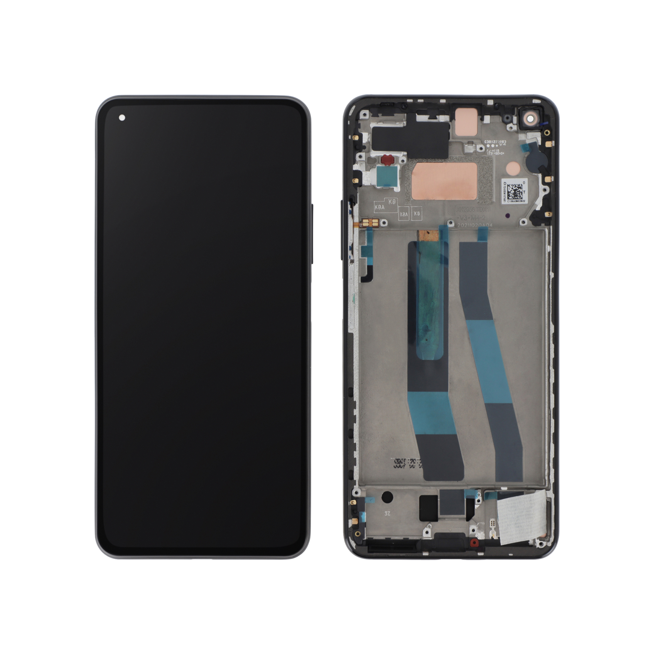 Display complet Xiaomi 11 Lite 5G / 11 Lite 5G NE Black Service Pack