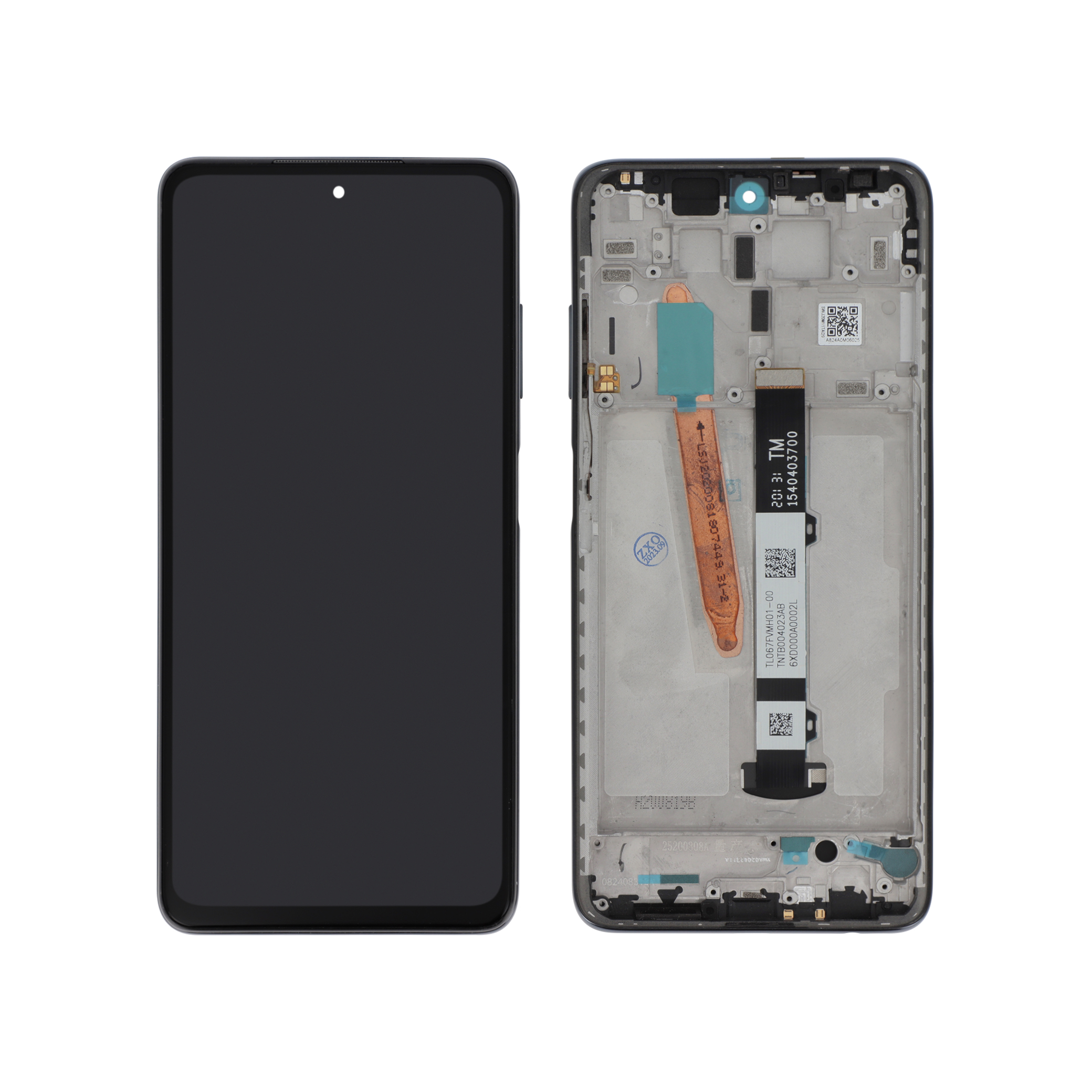 Display complet cu ramă Gray Xiaomi Poco X3 / X3 NFC / X3 Pro, Compatibil