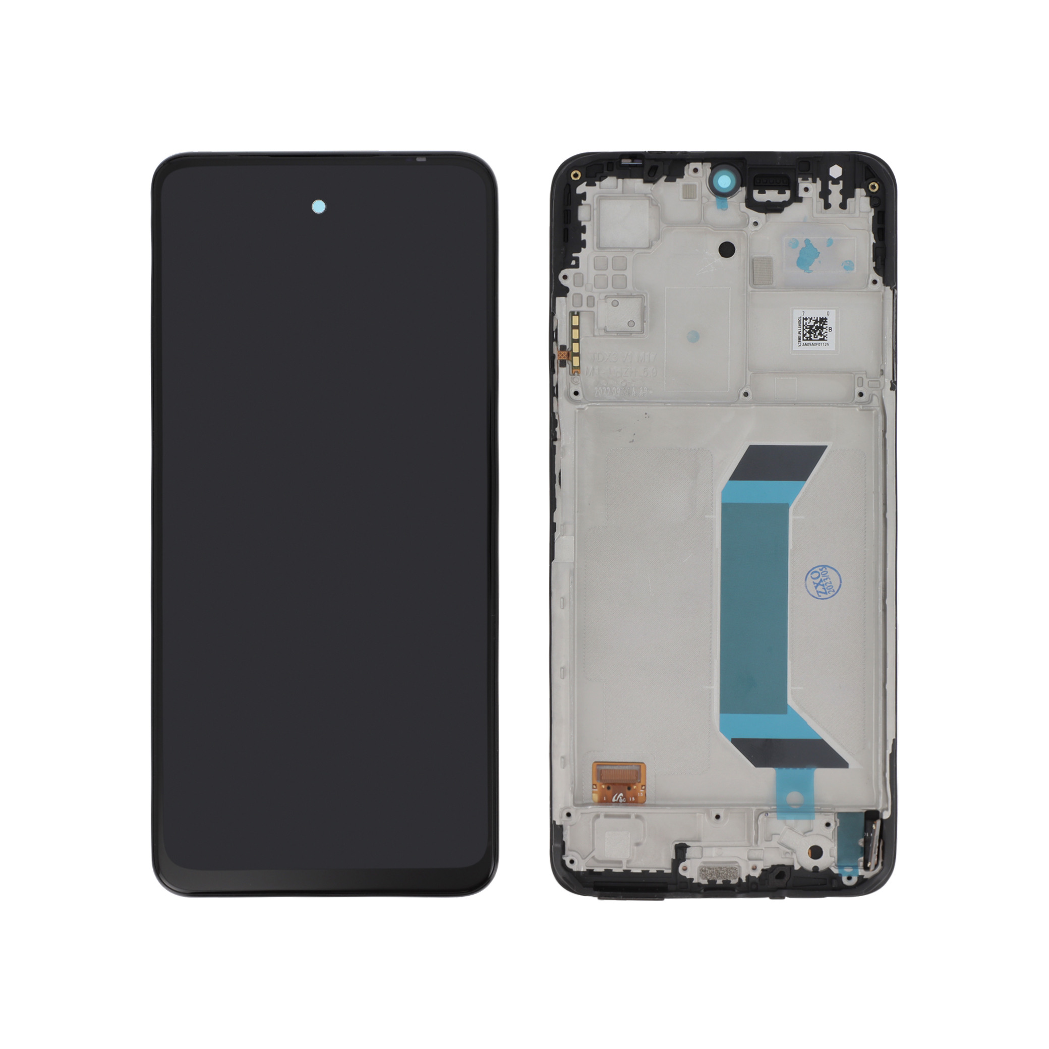 Display complet cu ramă Black Redmi Note 12 5G / Poco X5 5G Reconditionat