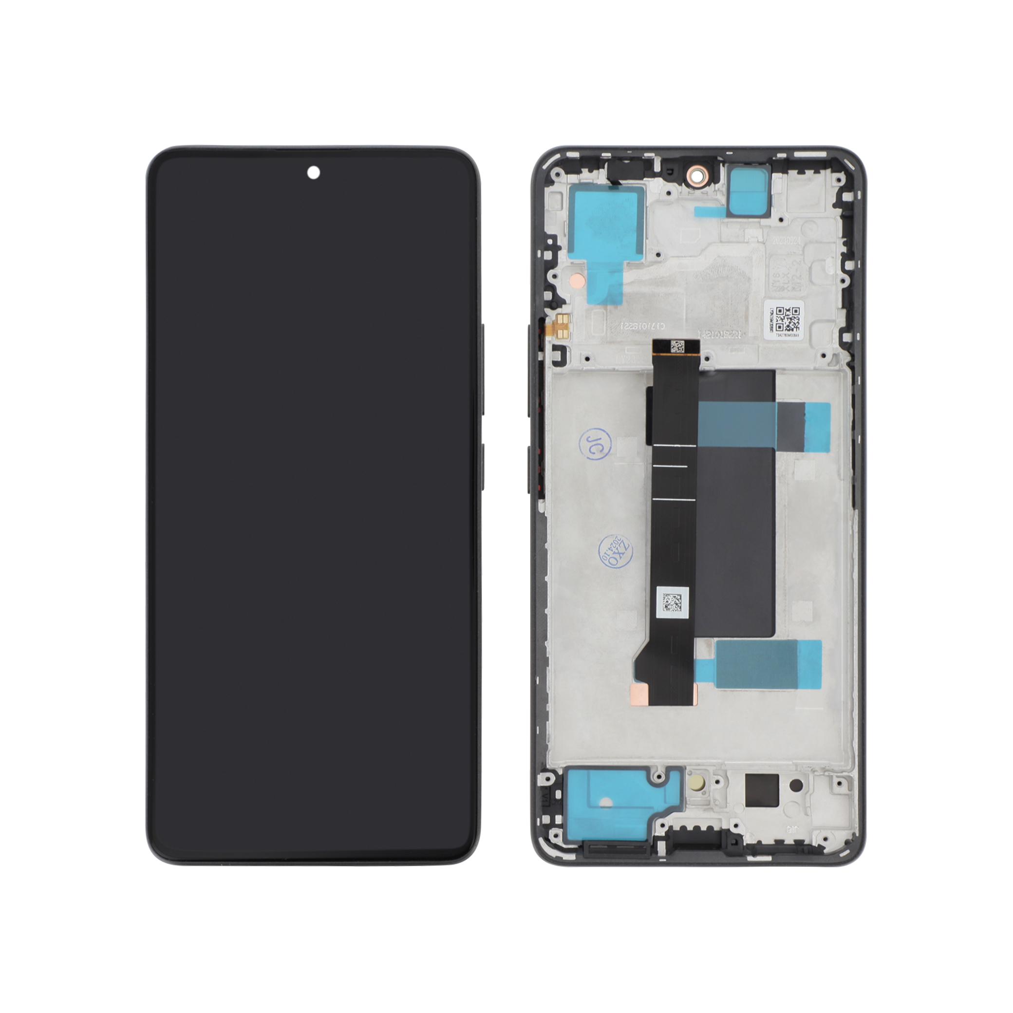 Display complet cu ramă Poco X6 Black Reconditionat